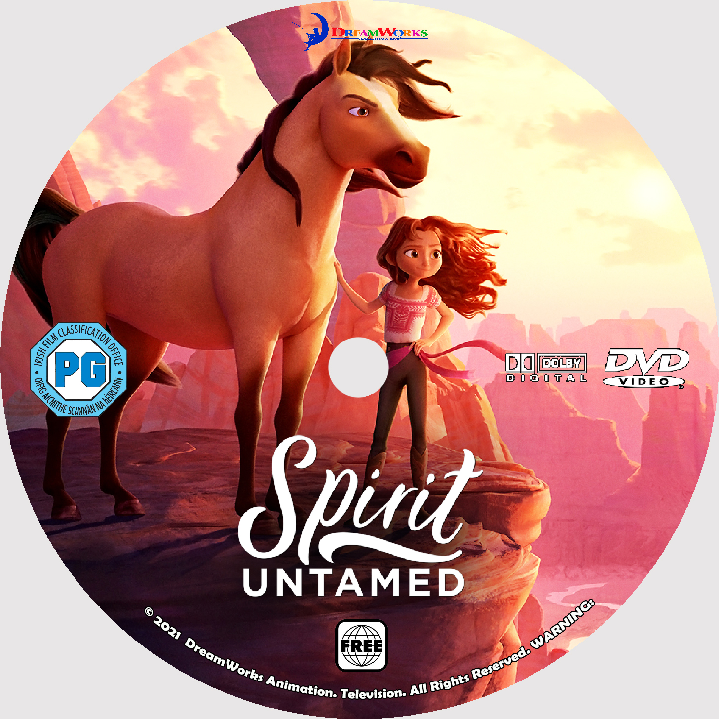 Spirit Untamed 2021 Dvd Disc 