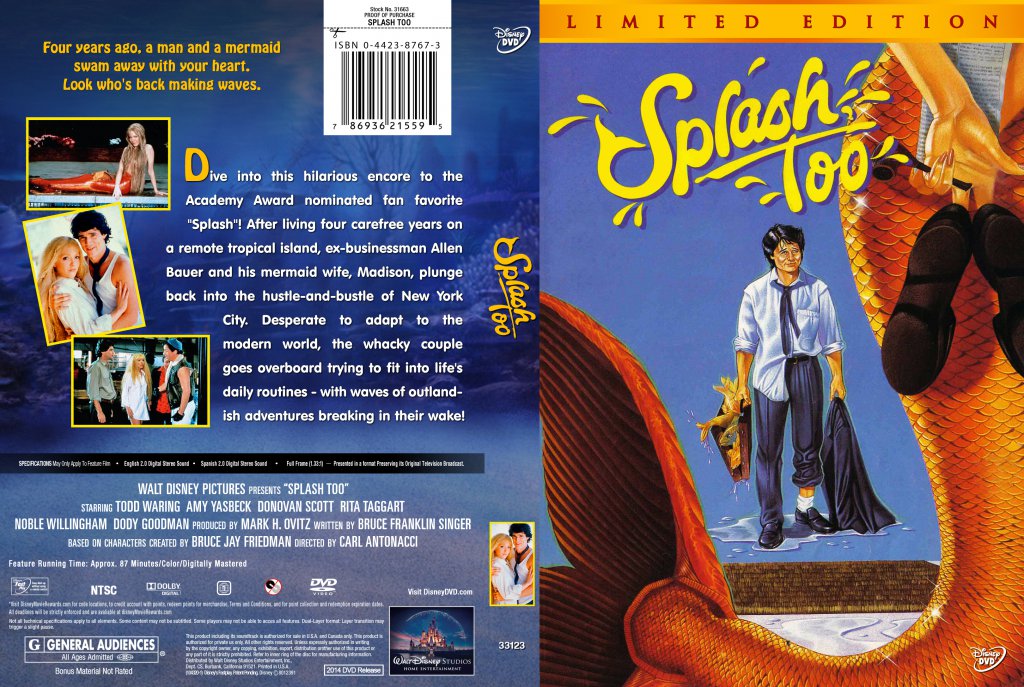 Splash Too  Custom DVD Cover 001