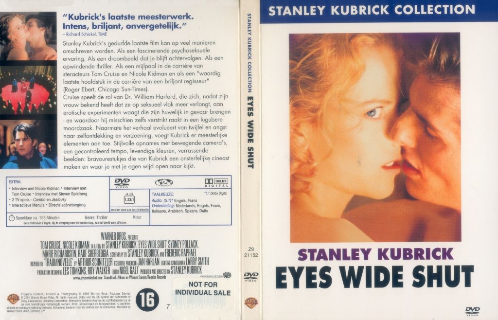 Stanley Kubrick Collection Eyes Wide Shut DVD NL