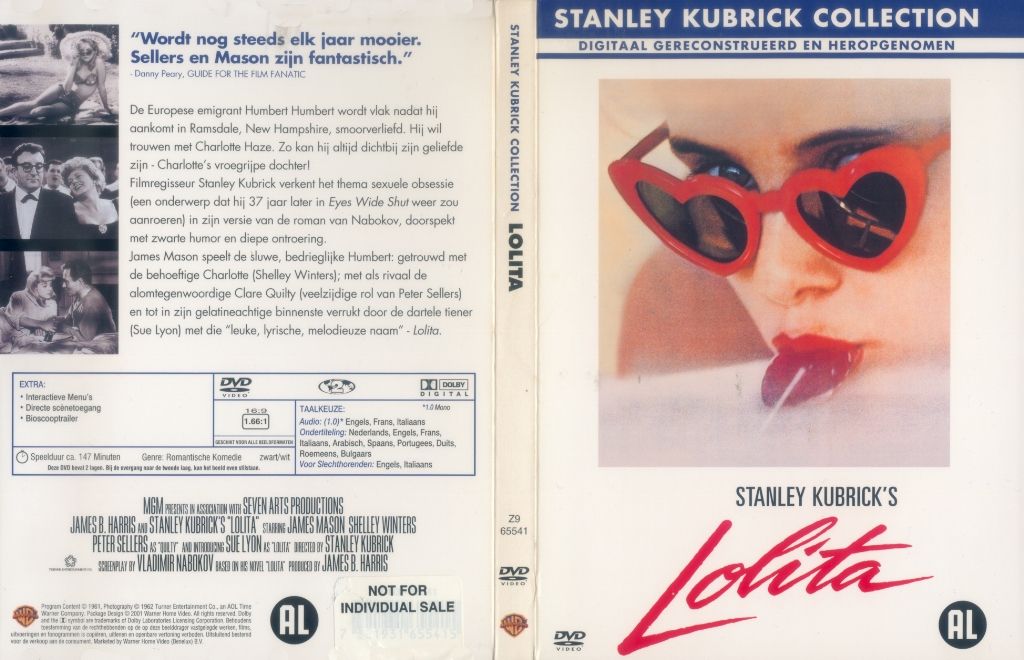 Stanley Kubrick Collection Lolita DVD NL