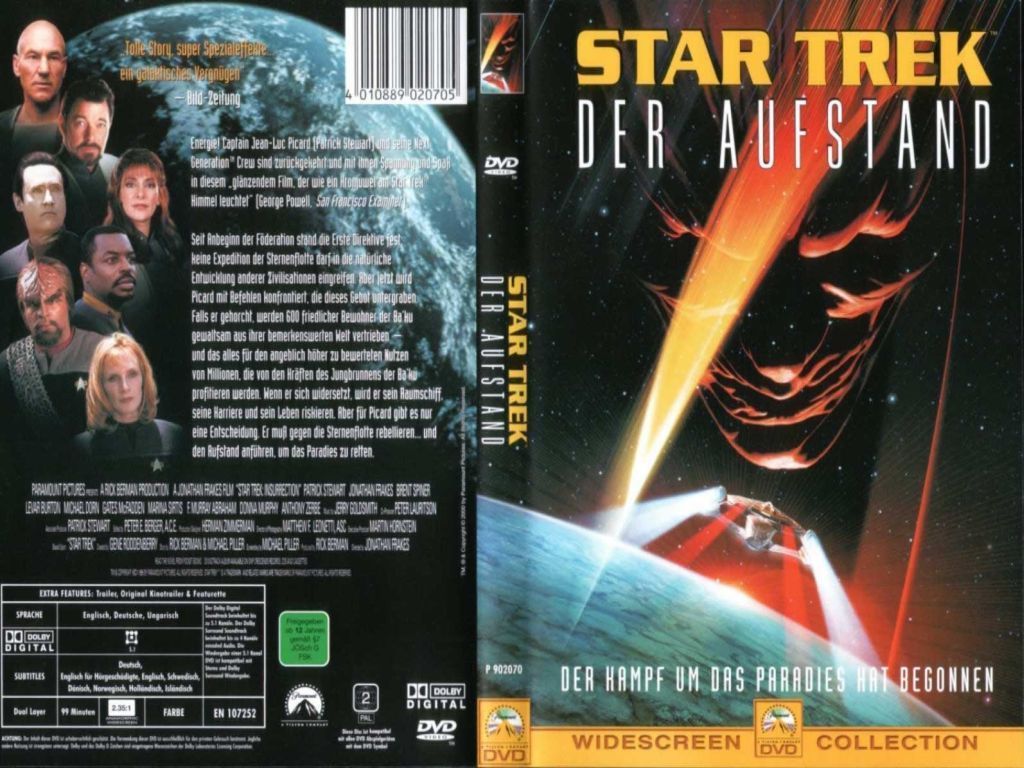 Star Trek 9 Der Aufstand DVD DE