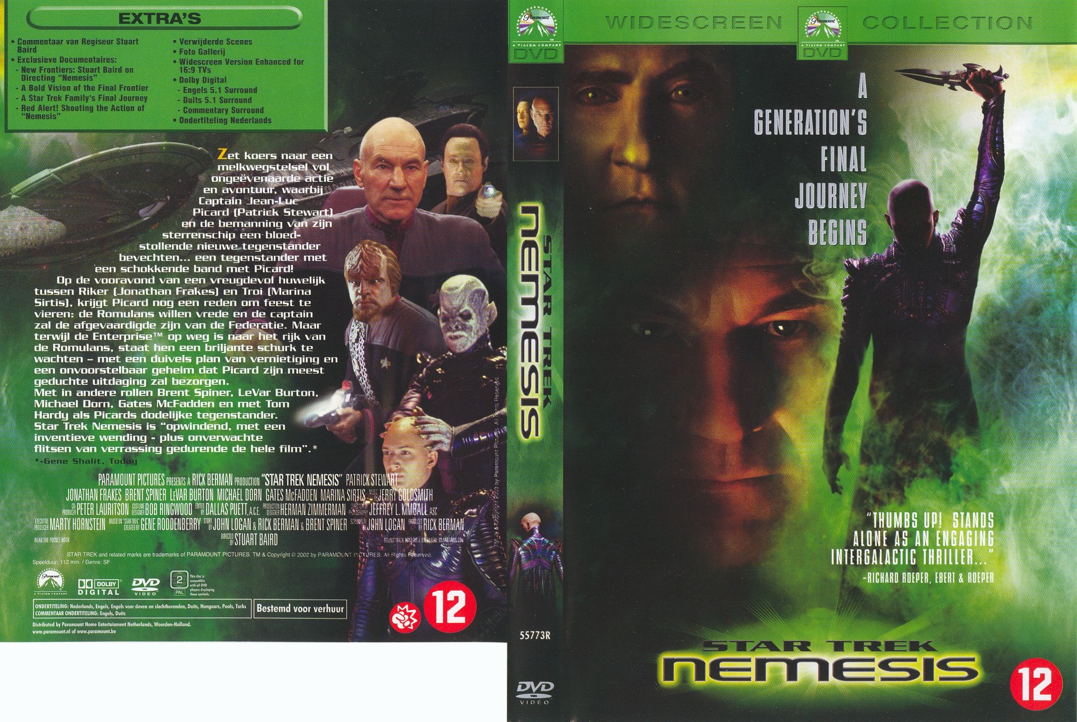 Star Trek Nemesis Pal Misc Dvd