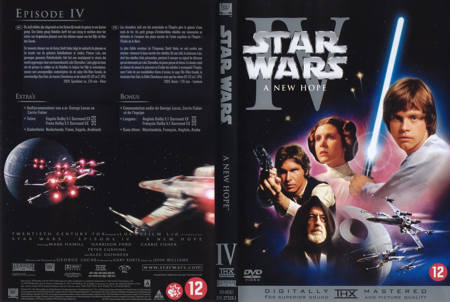 Star Wars Episode 4 A New Hope Dutch FRONT MISC DVD | DVD Covers