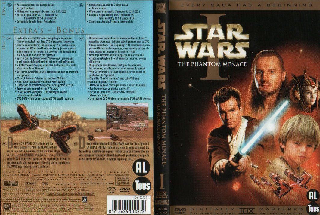 Star Wars I THE PHANTOM MENACE MISC DVD