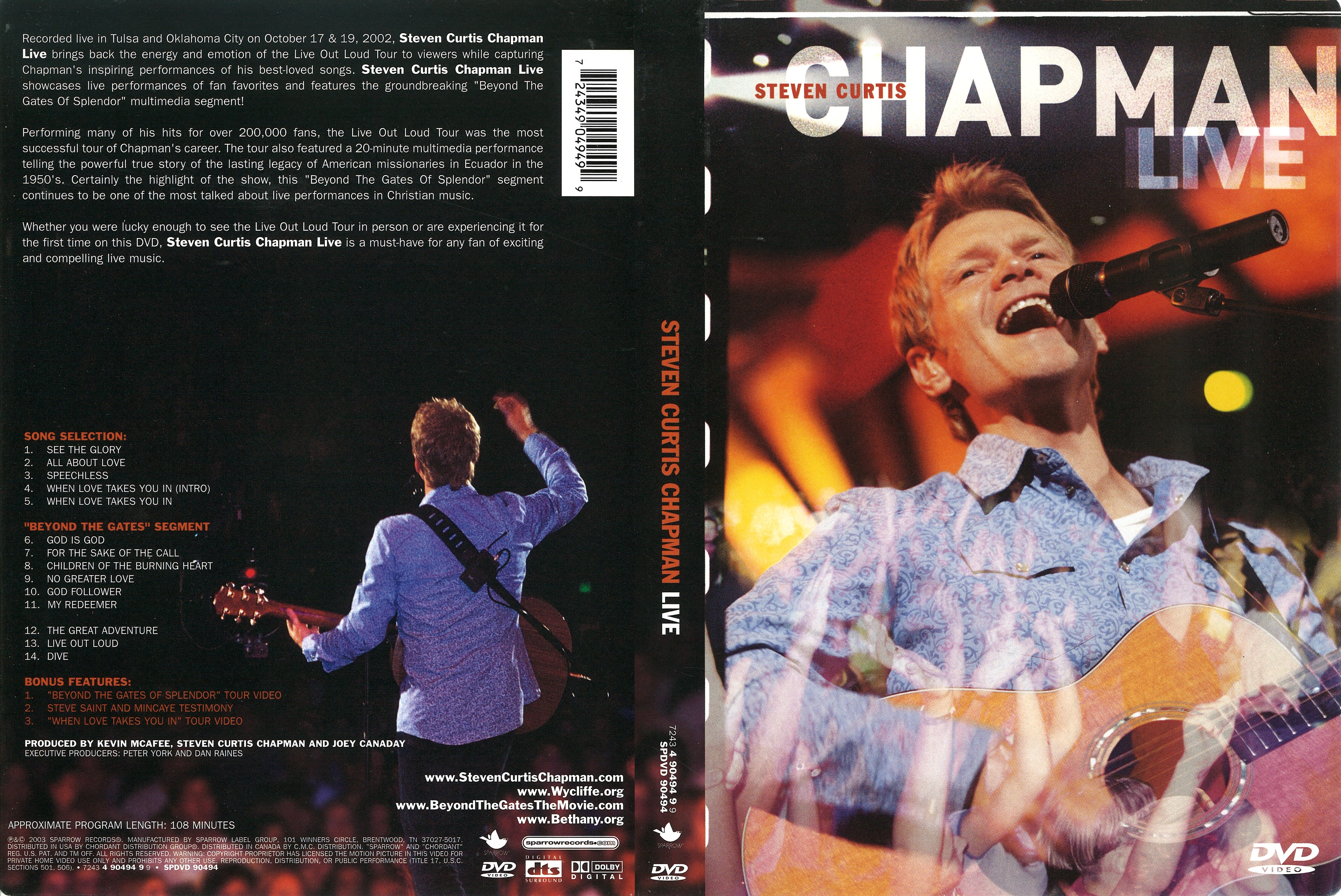 Steven Curtis Chapman Live 2003 R1 
