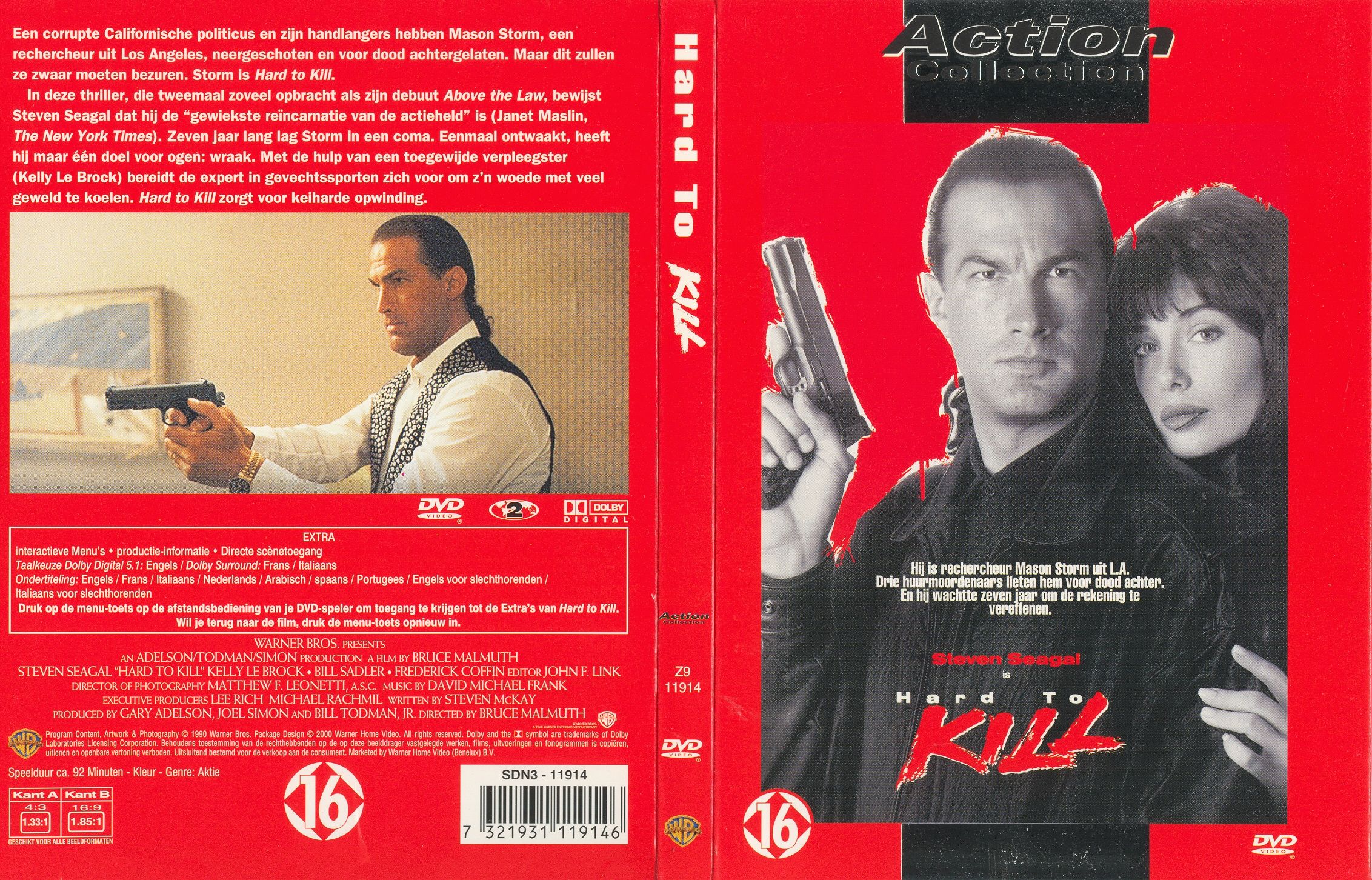 Steven Seagal Hard To Kill Pal Misc Dvd