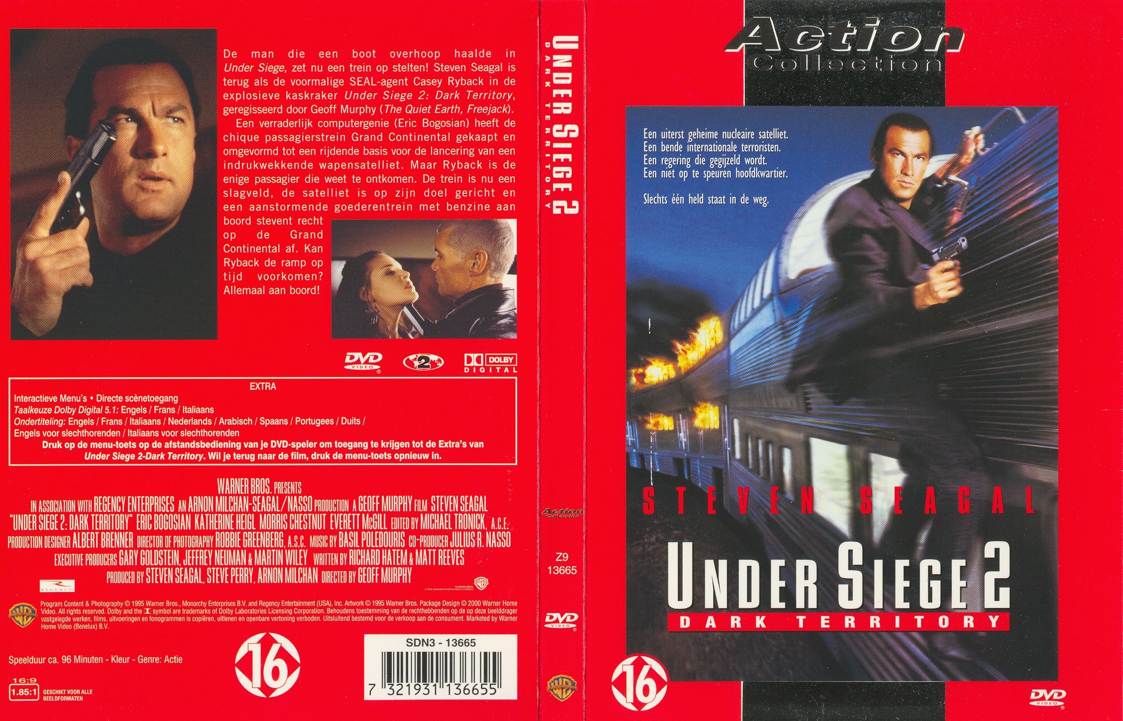 Steven Seagal Under Siege 2 Pal Misc Dvd