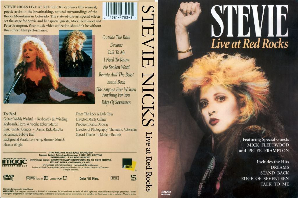 Stevie Nicks Live At Red Rocks DVD US
