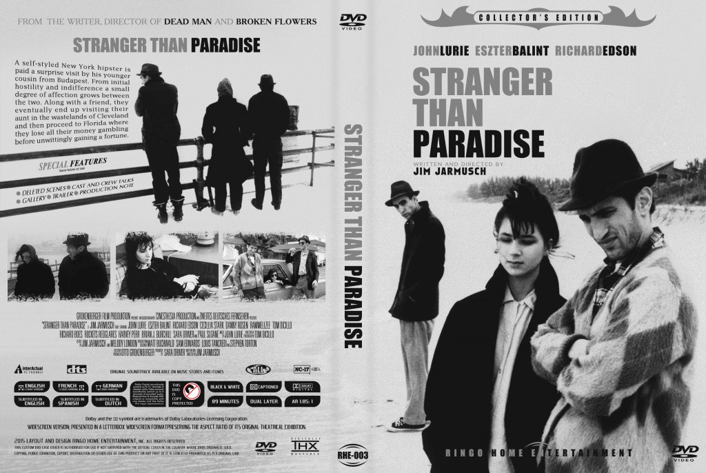 Stranger Than Paradise DVD Cover 2015 RHE
