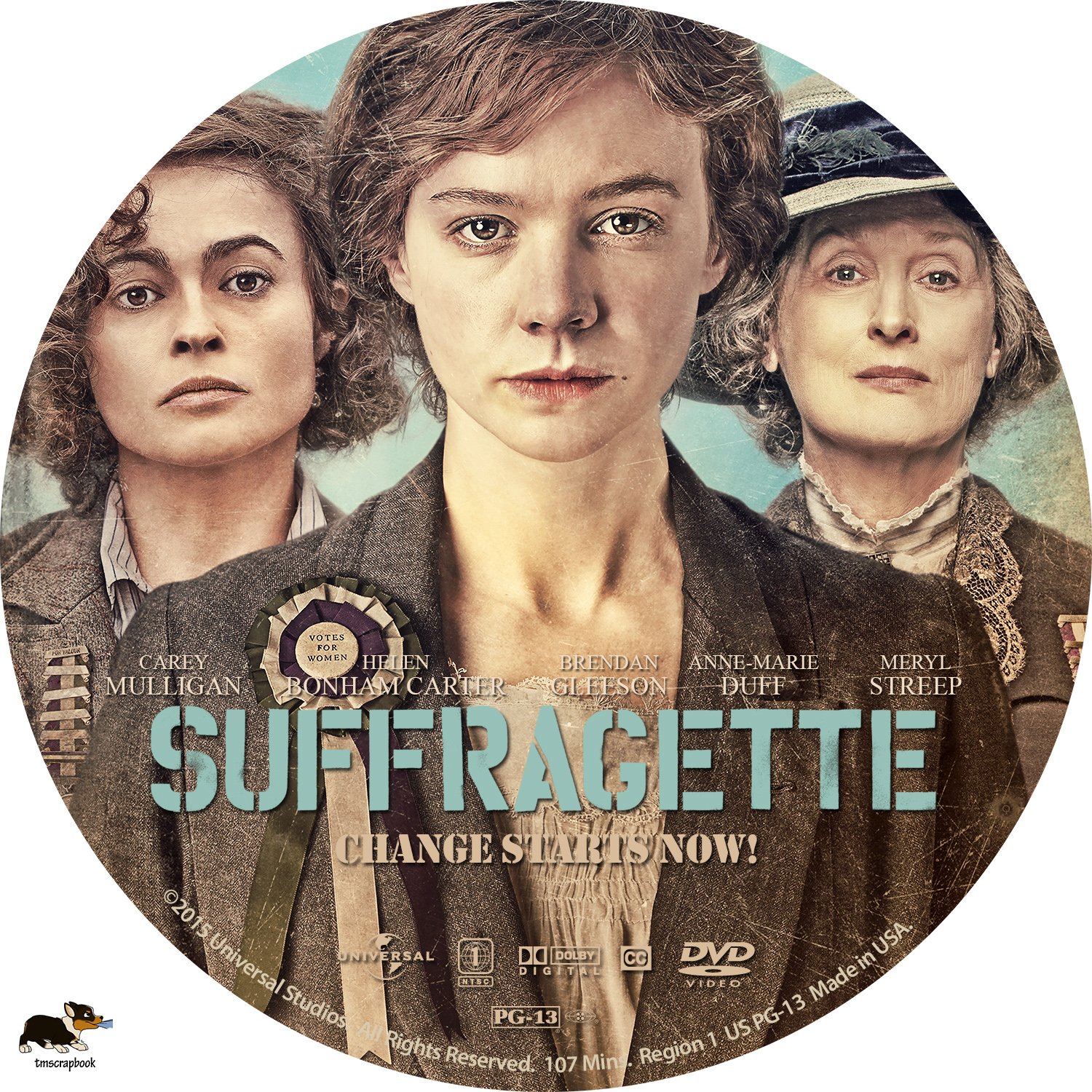 Suffragette R1  Cover Label