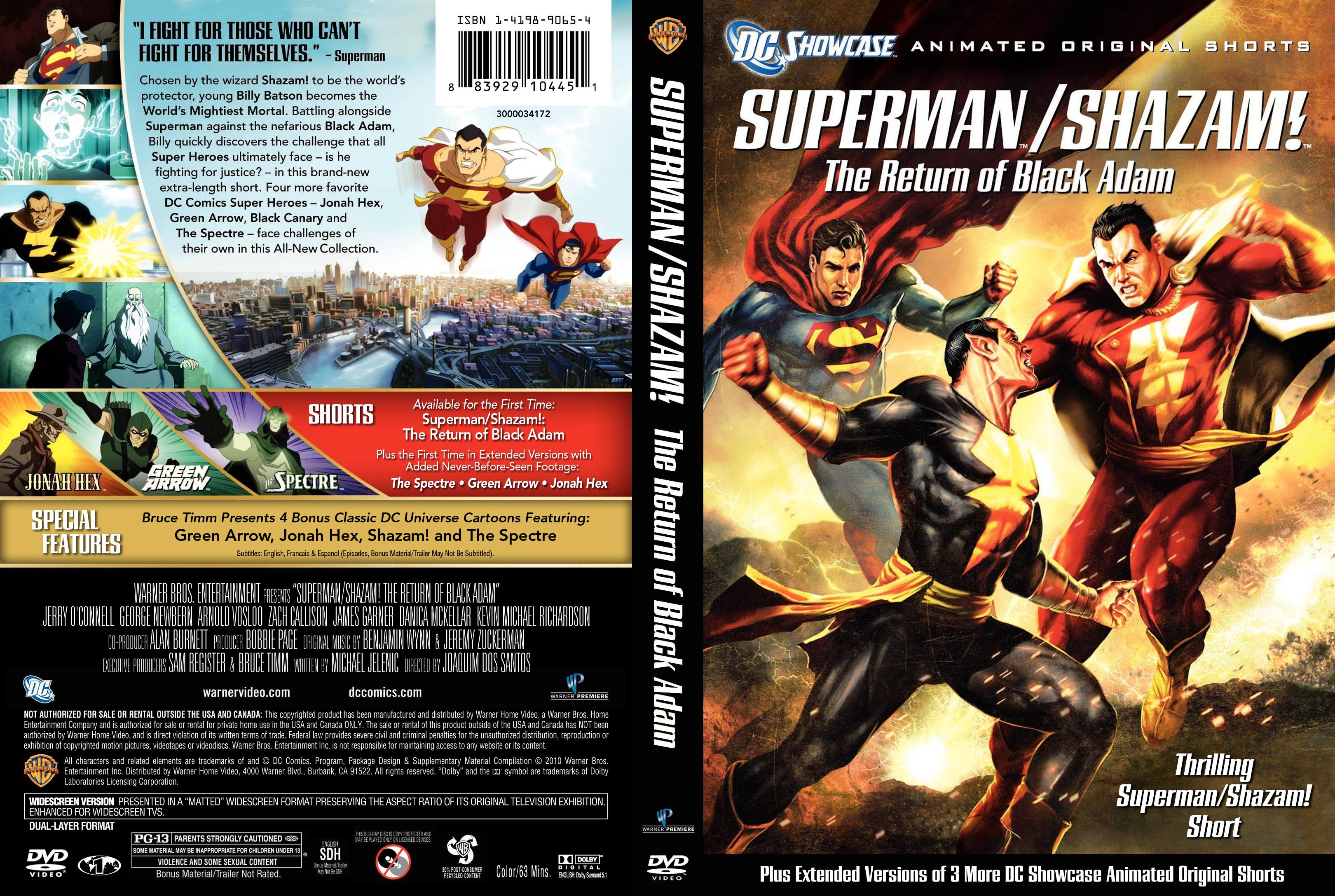 Superman Shazam The Return Of Black Adam Dvd Covers Cover Century Over 500 000 Album Art Covers For Free