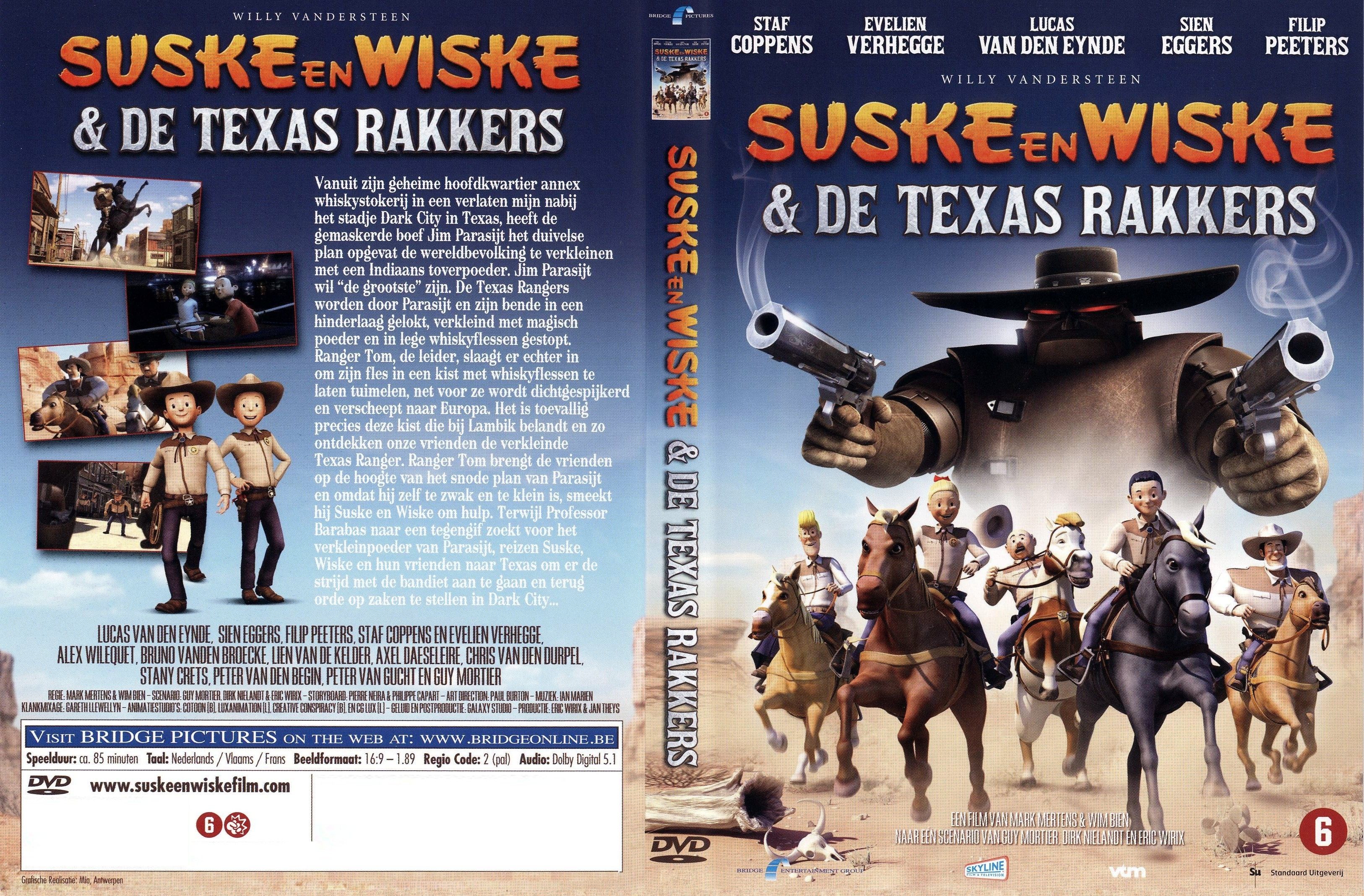 Suske En Wiske De Texas Rakkers DVD NL