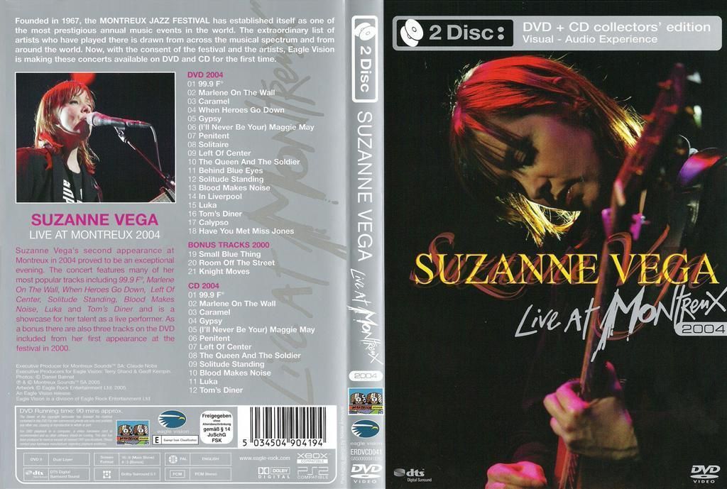 Suzanne Vega Live At Montreux DVD US