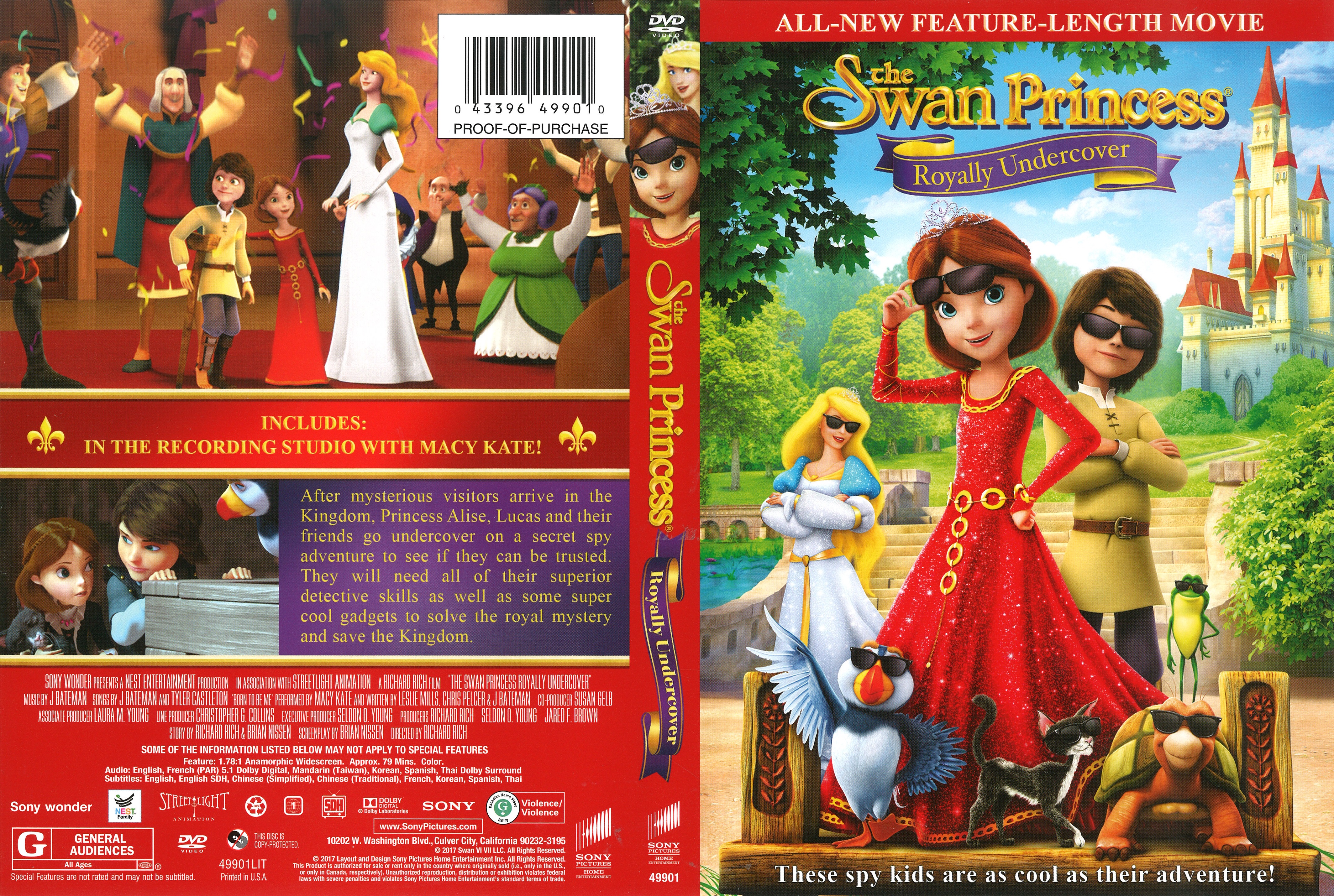 Swan Princess Royally Undercover (2017) : Front