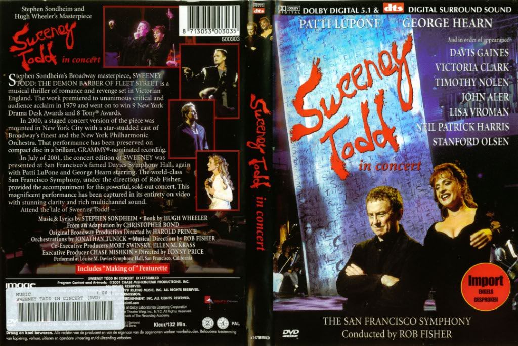 Sweeney Todd In Concert DVD US