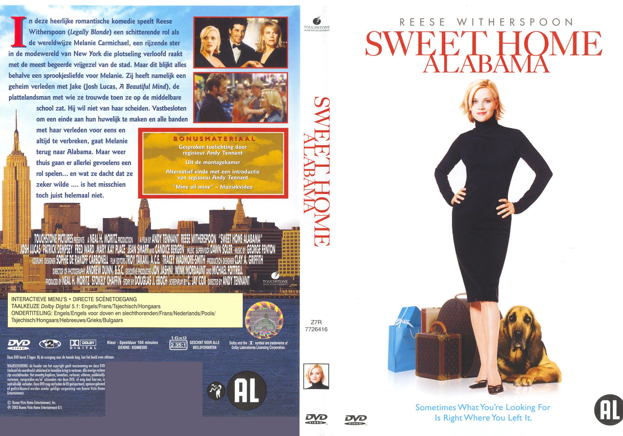Sweet Home Alabama Pal Misc Dvd