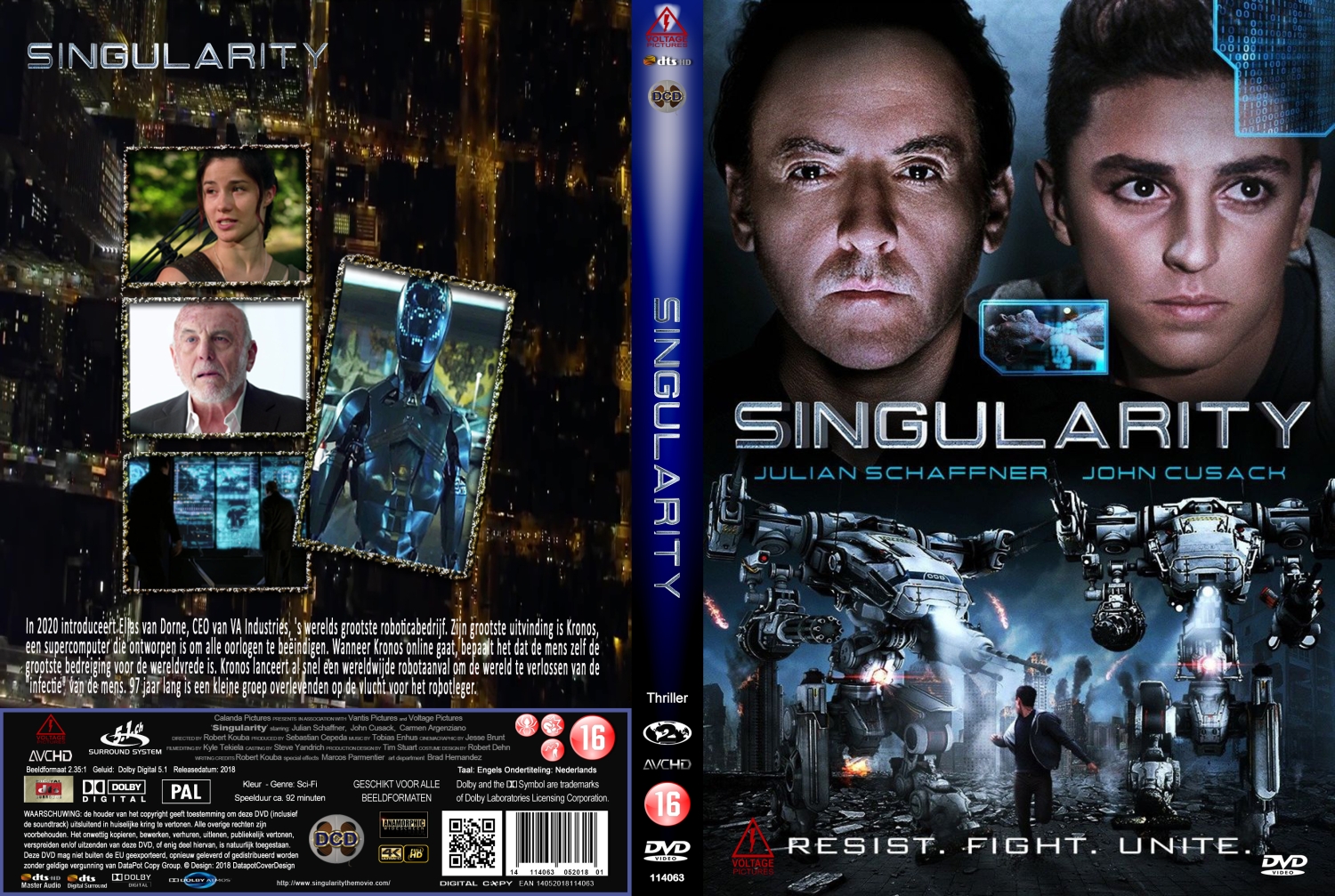 singularity (2017) DVD Cover