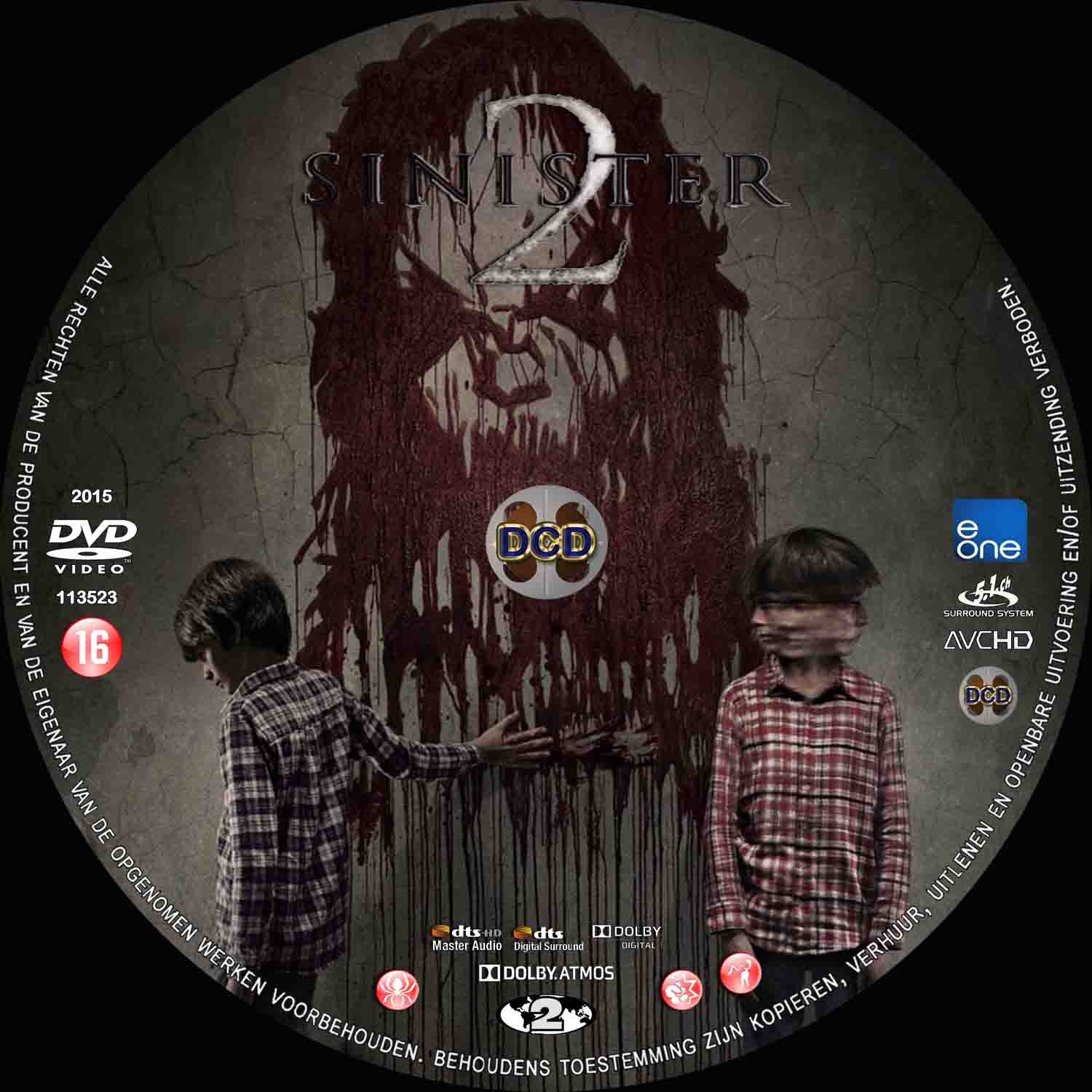 sinister 2 (2015) DVD Cover CD