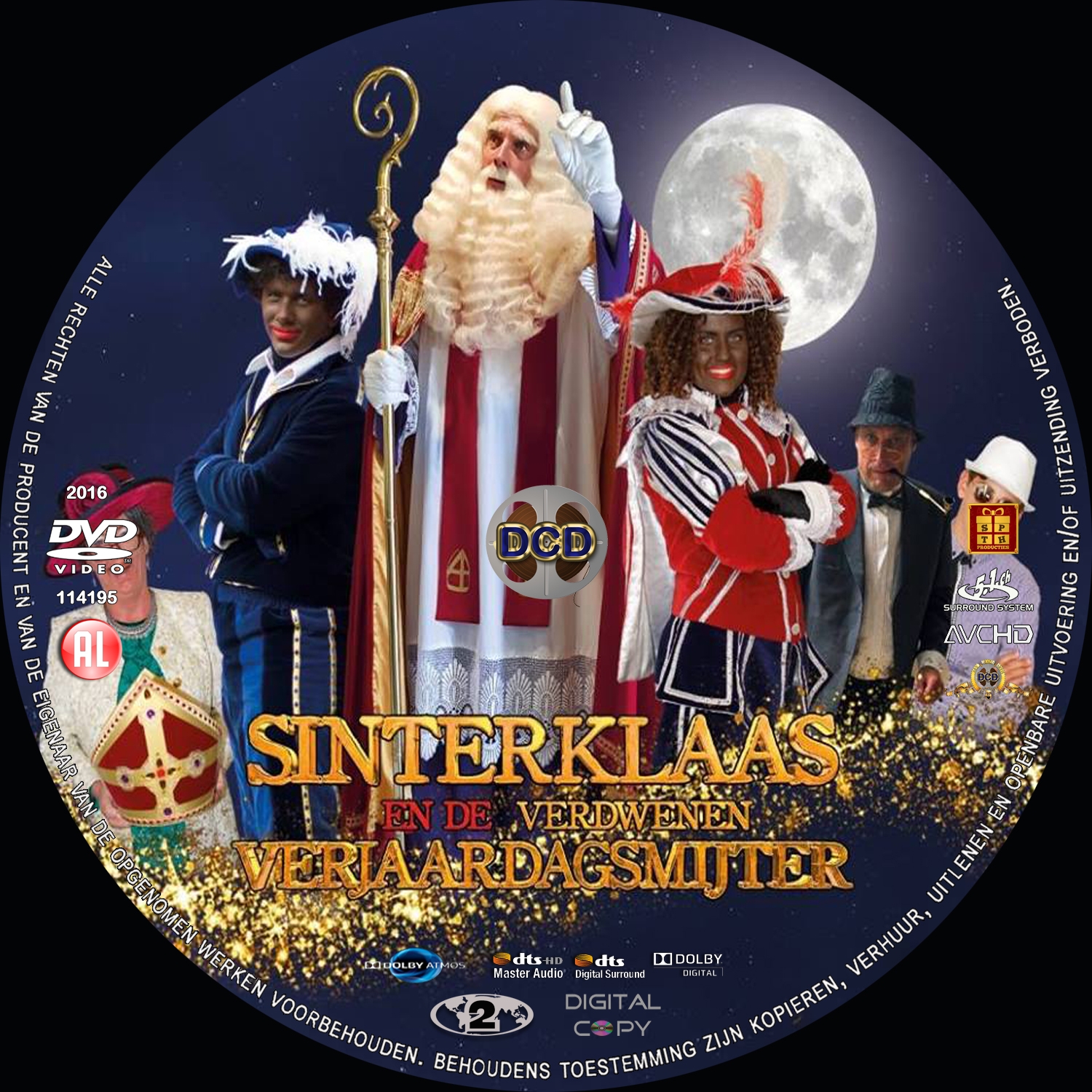 sinterklaas mijter (2018) DVD Cover CD