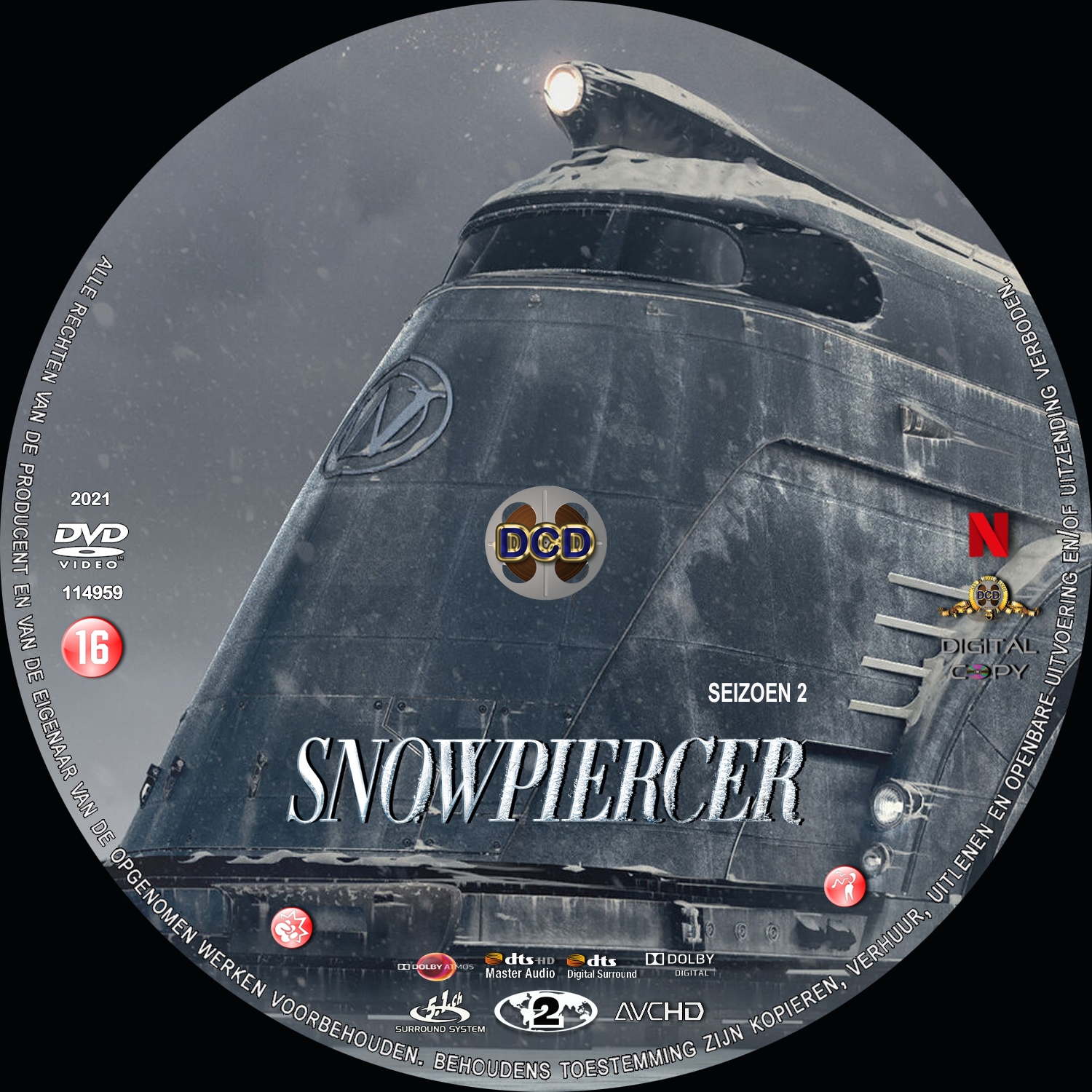 snowpiercer s2 (2021) DVD Cover CD