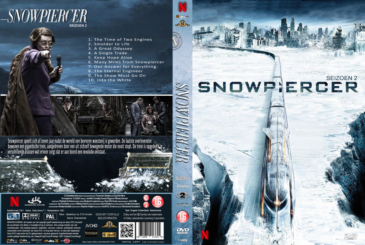 snowpiercer s2 (2021) DVD Cover