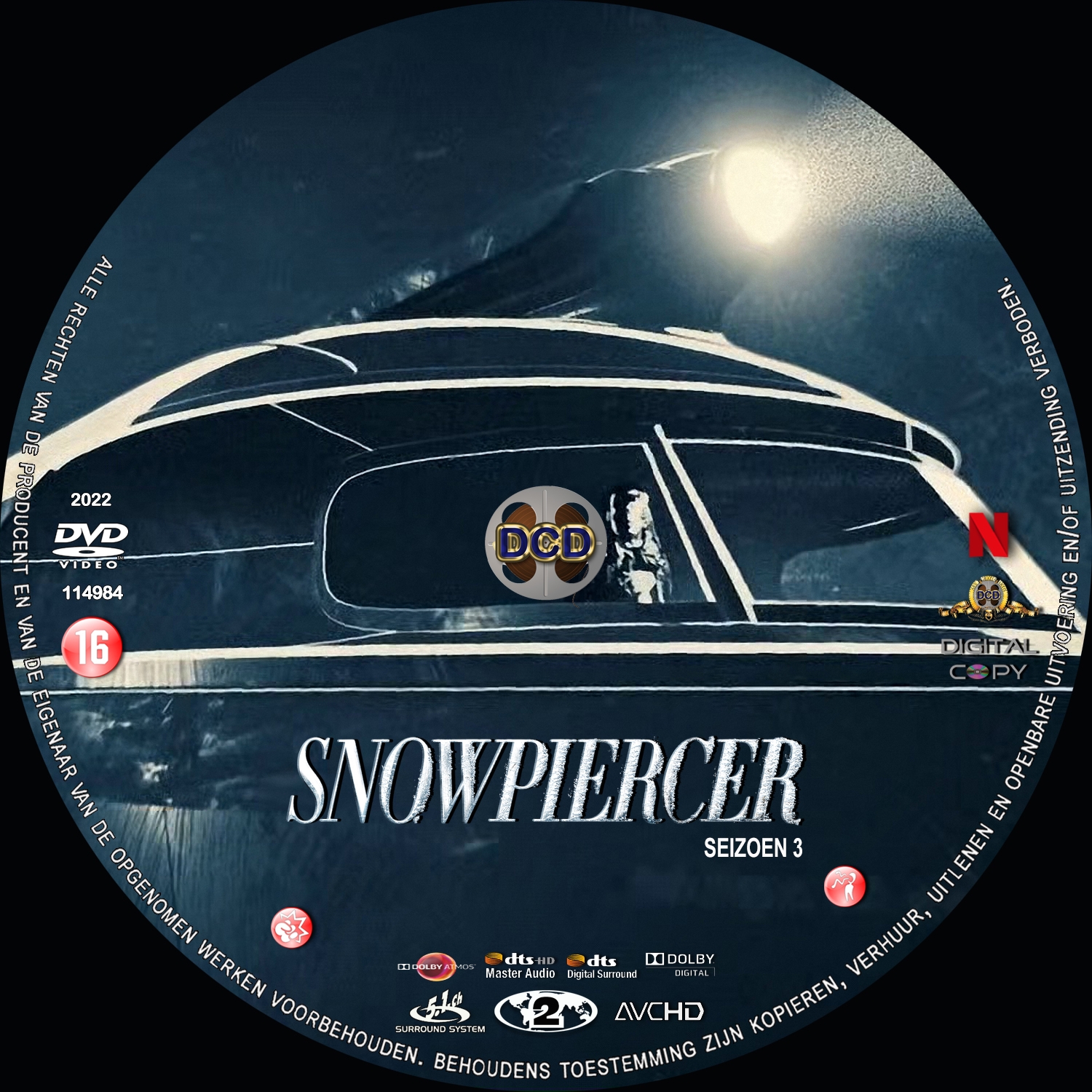snowpiercer s3 (2022) DVD Cover CD