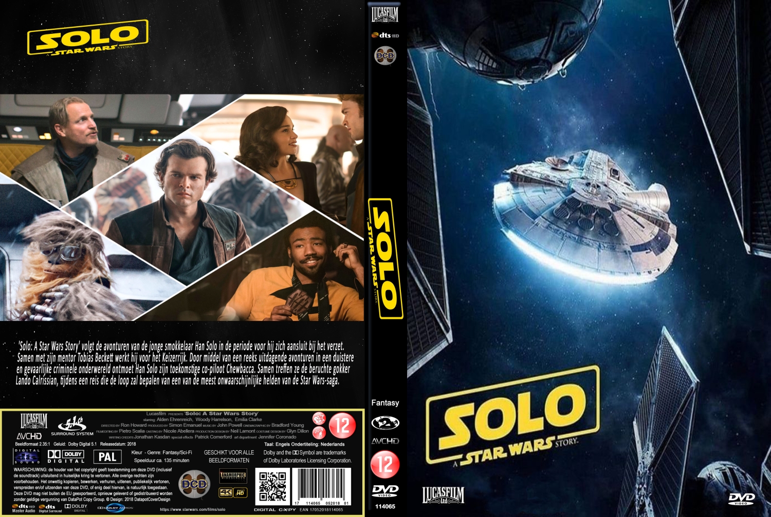 solo a star wars story (2018) DVD Cover