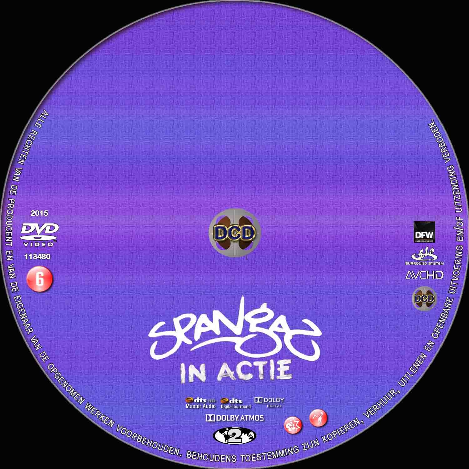 spangas in actie (2015) DVD Cover CD