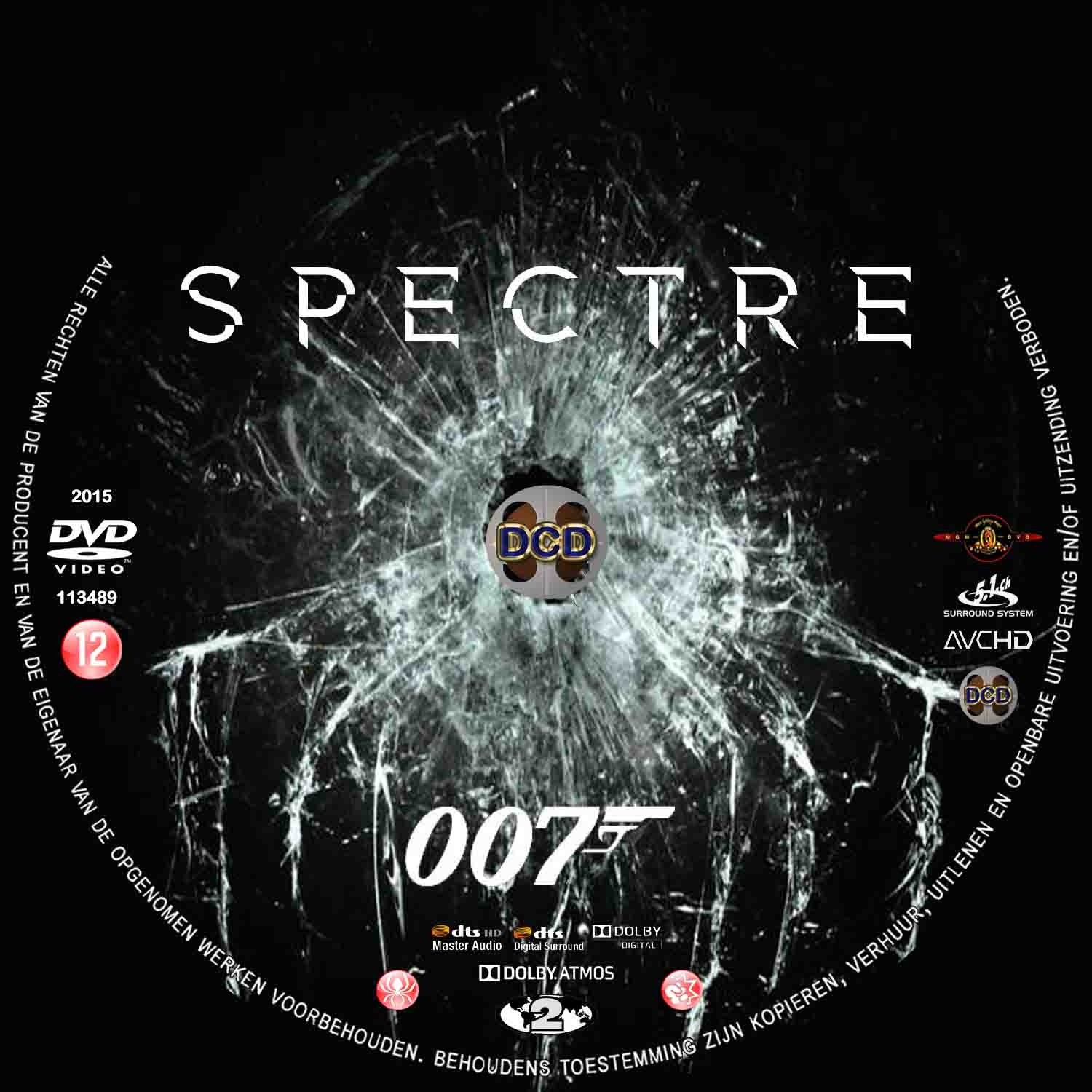 spectre (2015) DVD Cover CD