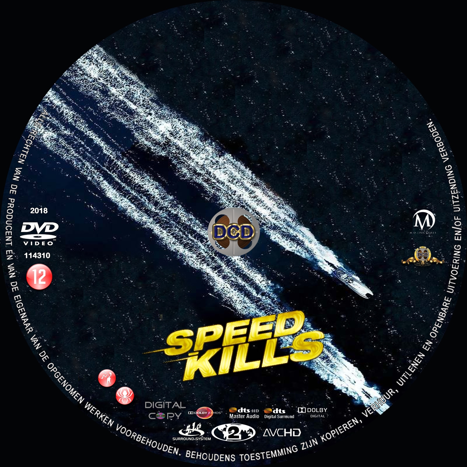 speed kills (2018) DVD Cover CD