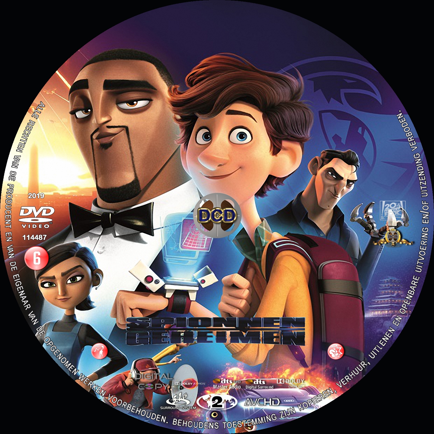 spionnengeheimen (2019) DVD Cover CD