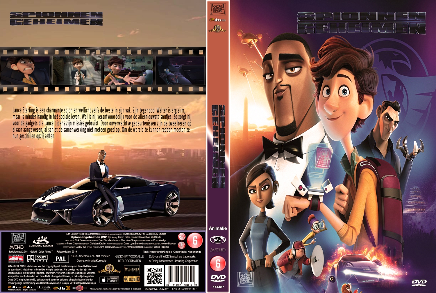 spionnengeheimen (2019) DVD Cover