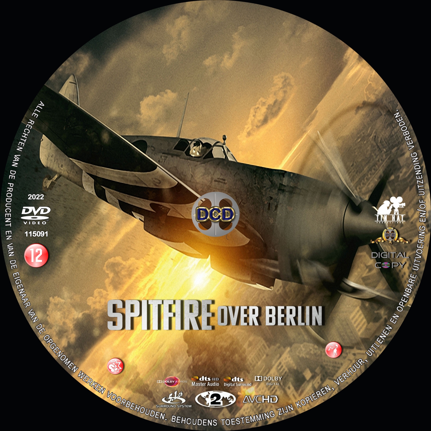 spitfire over berlin (2022) DVD Cover CD