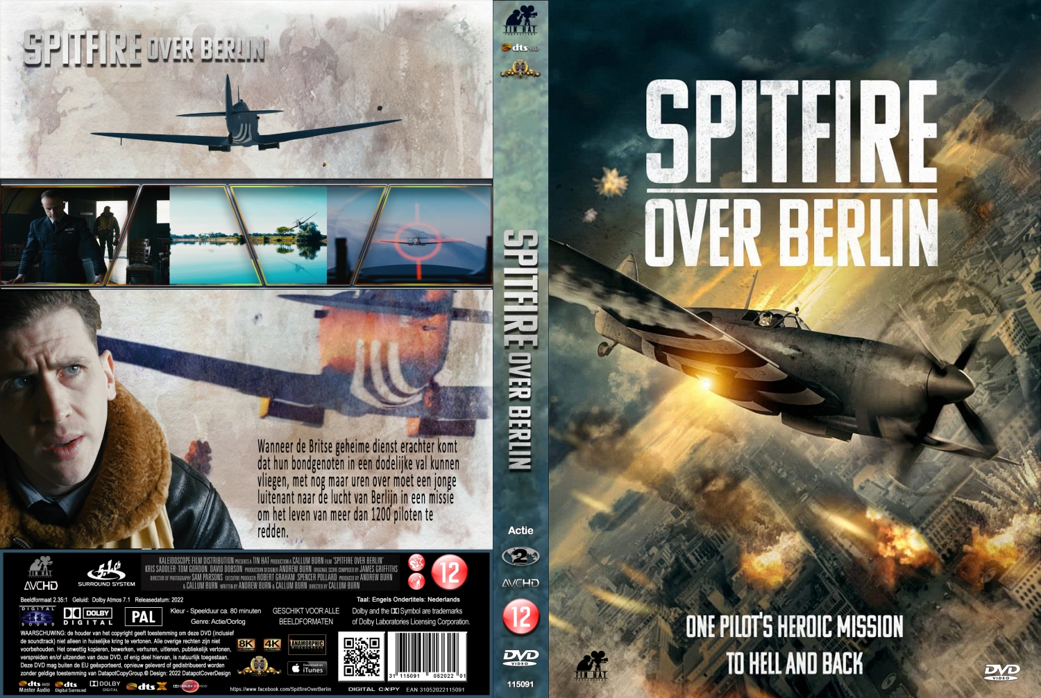 spitfire over berlin (2022) DVD Cover