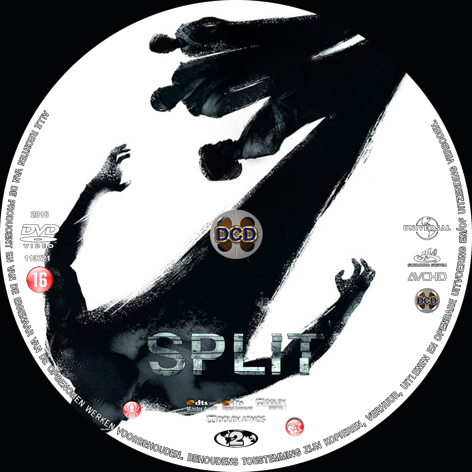 split (2016) DVD Cover CD