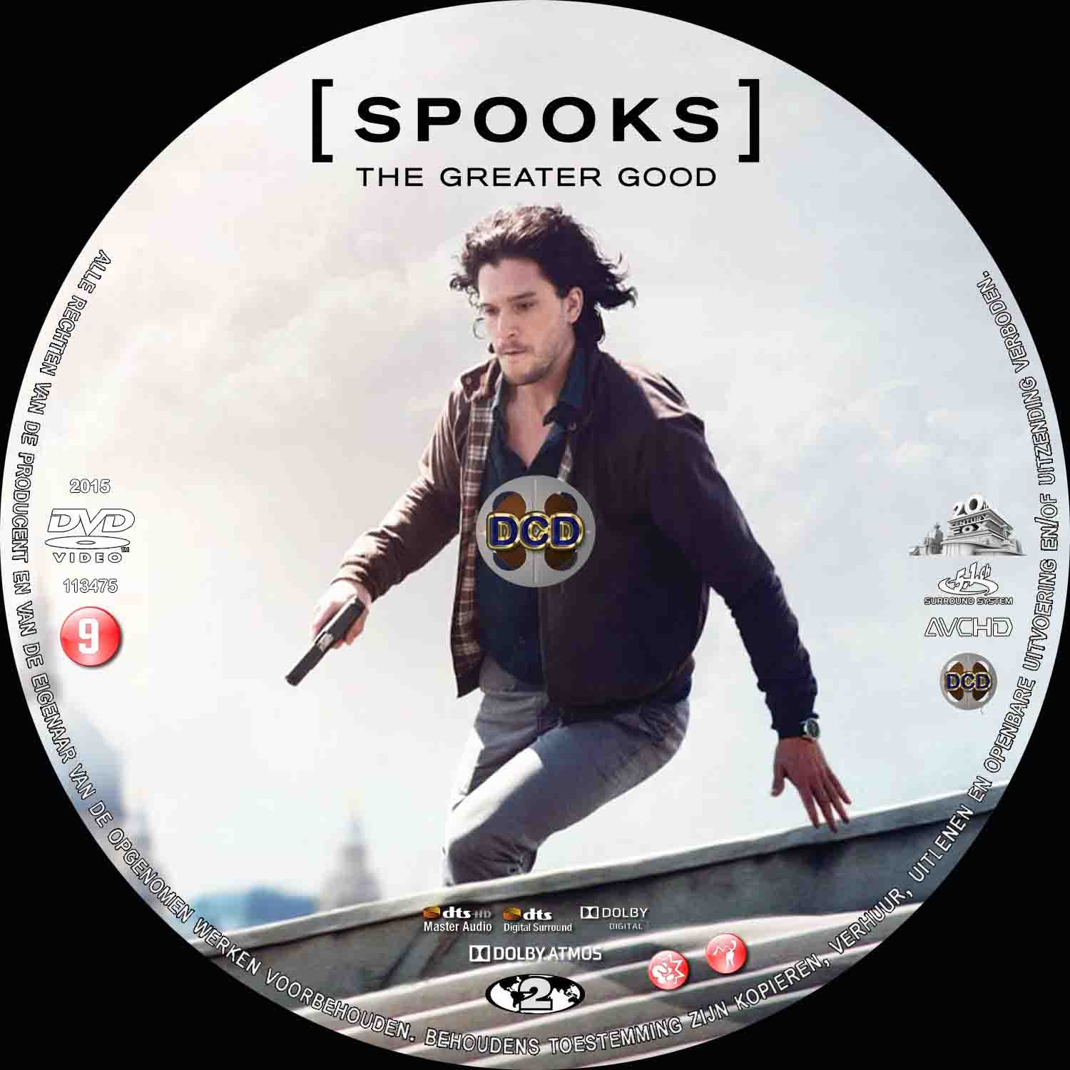 spooks (2015) DVD Cover CD