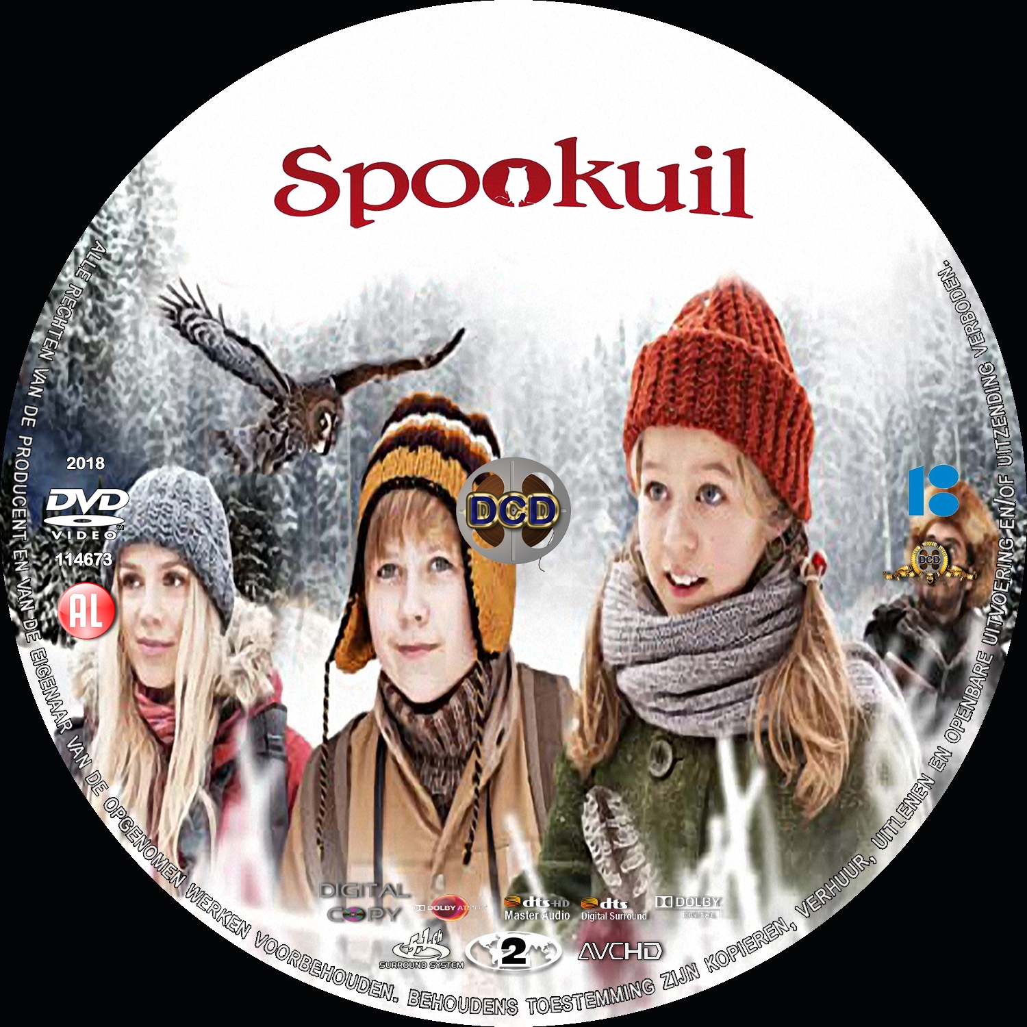 spookuil (2018) DVD Cover CD