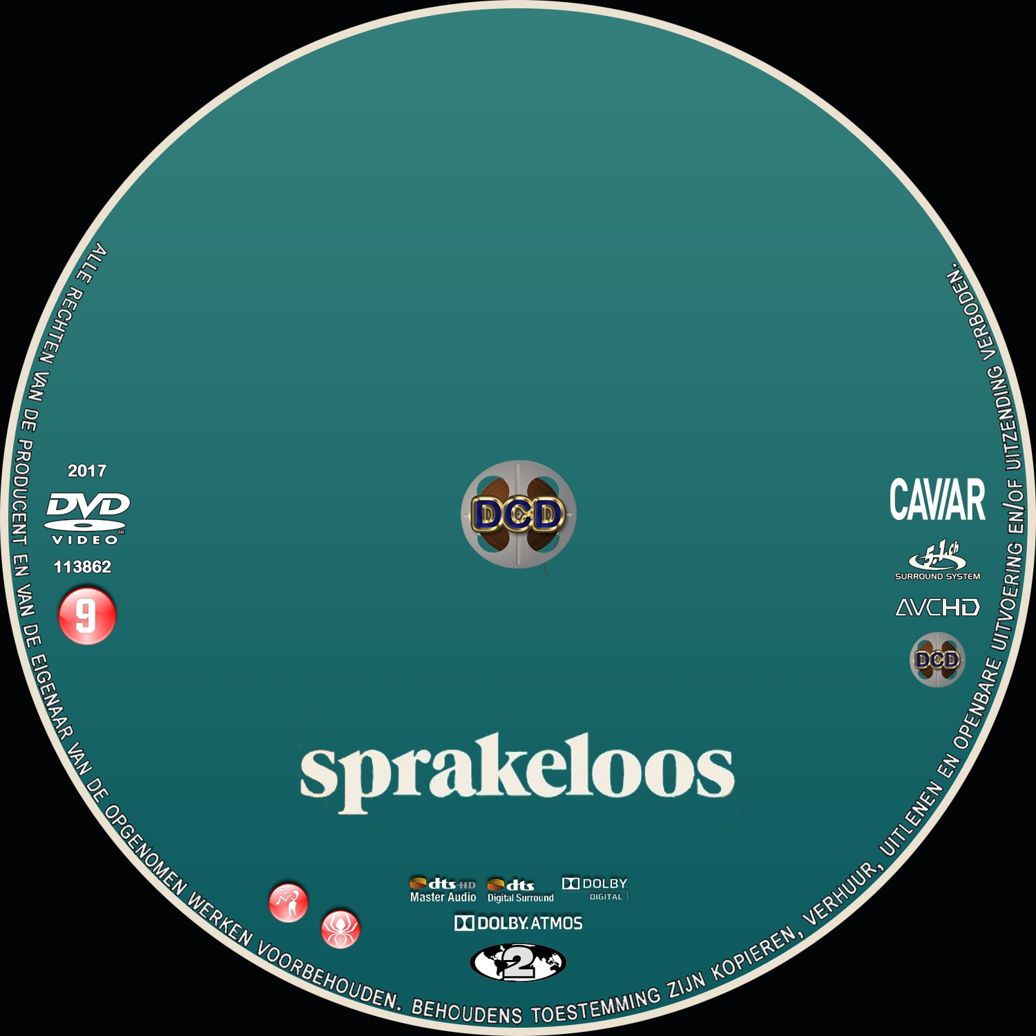 sprakeloos (2017) DVD Cover CD