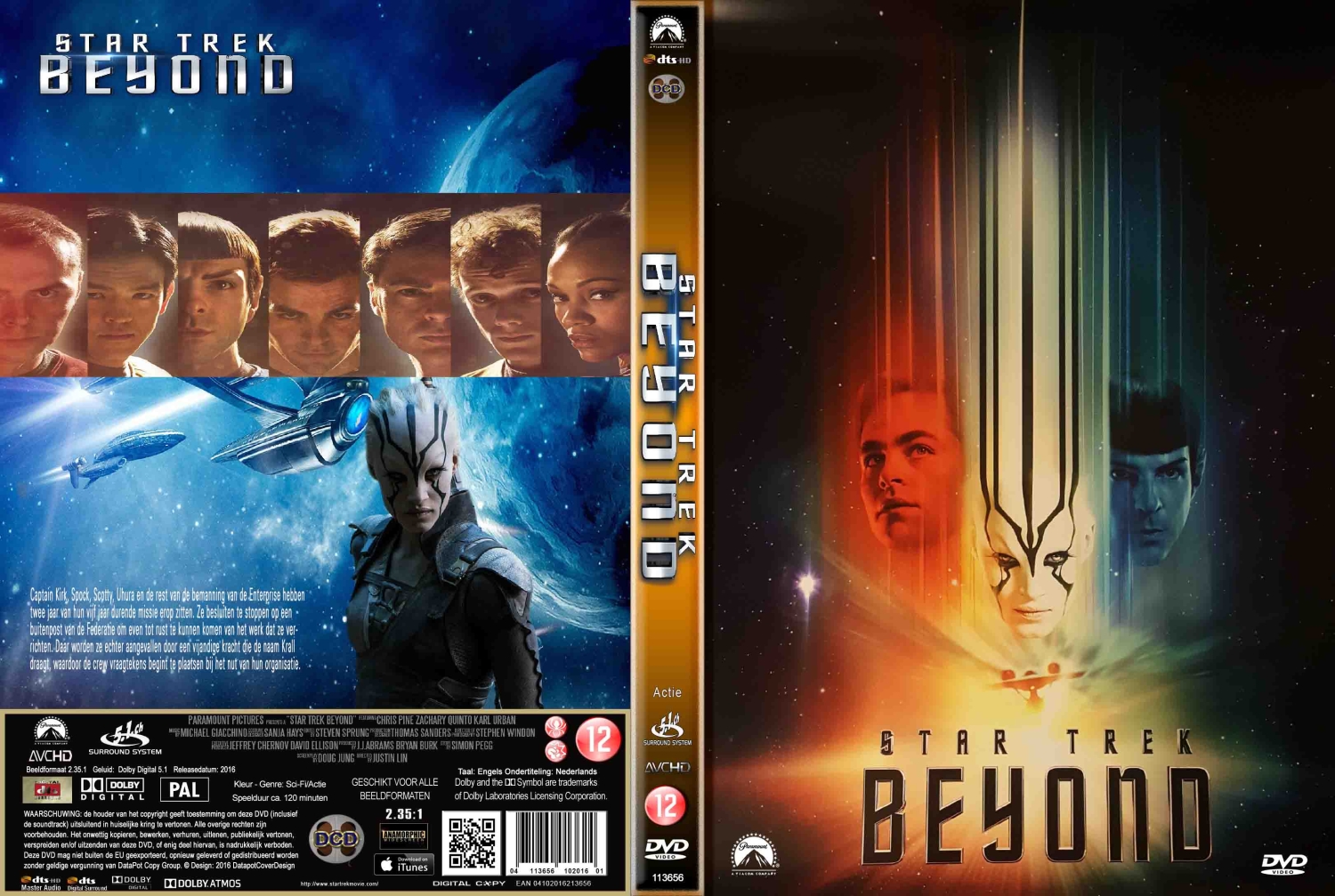 star trek beyond (2016) DVD Cover