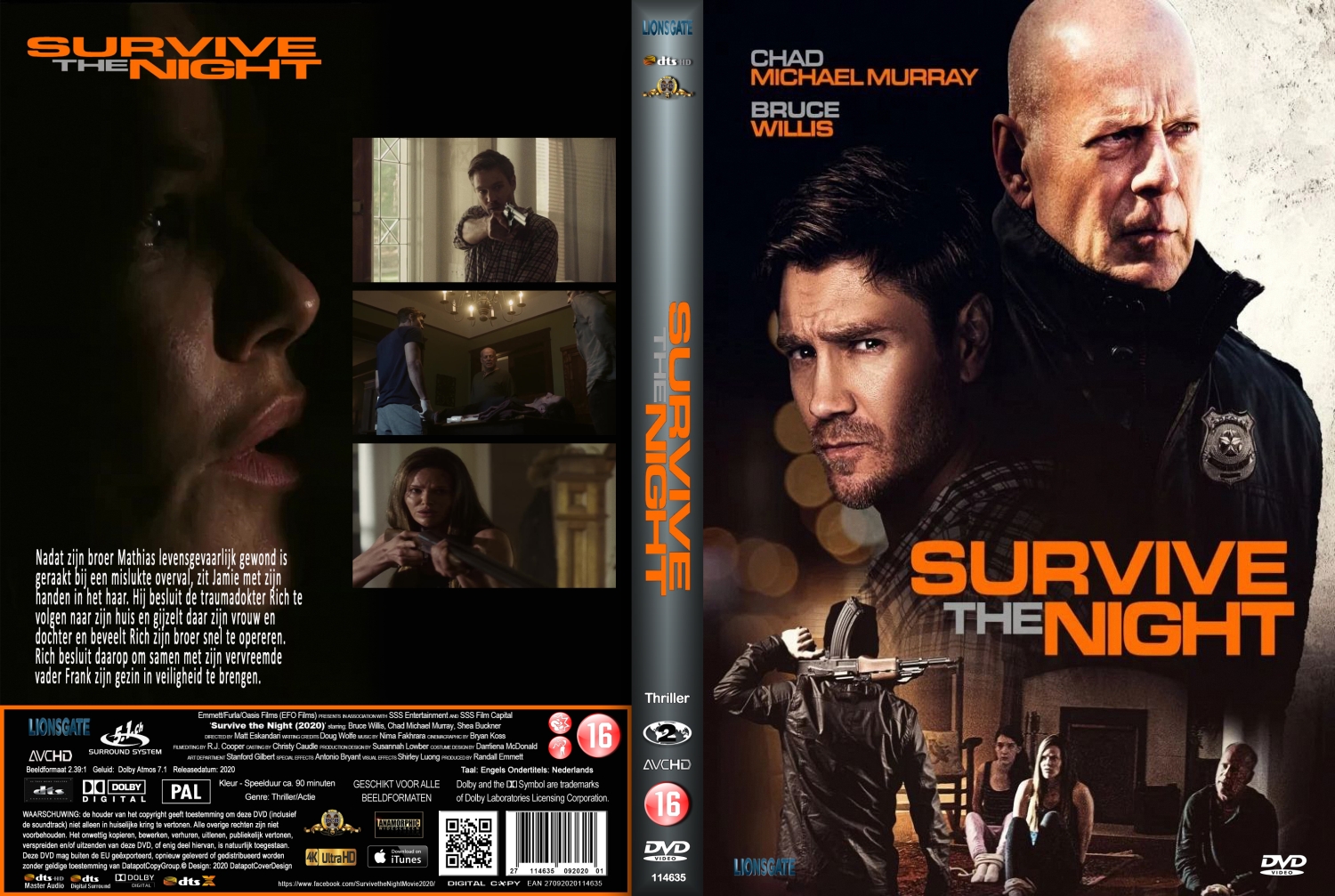survive the night (2020) DVD Cover