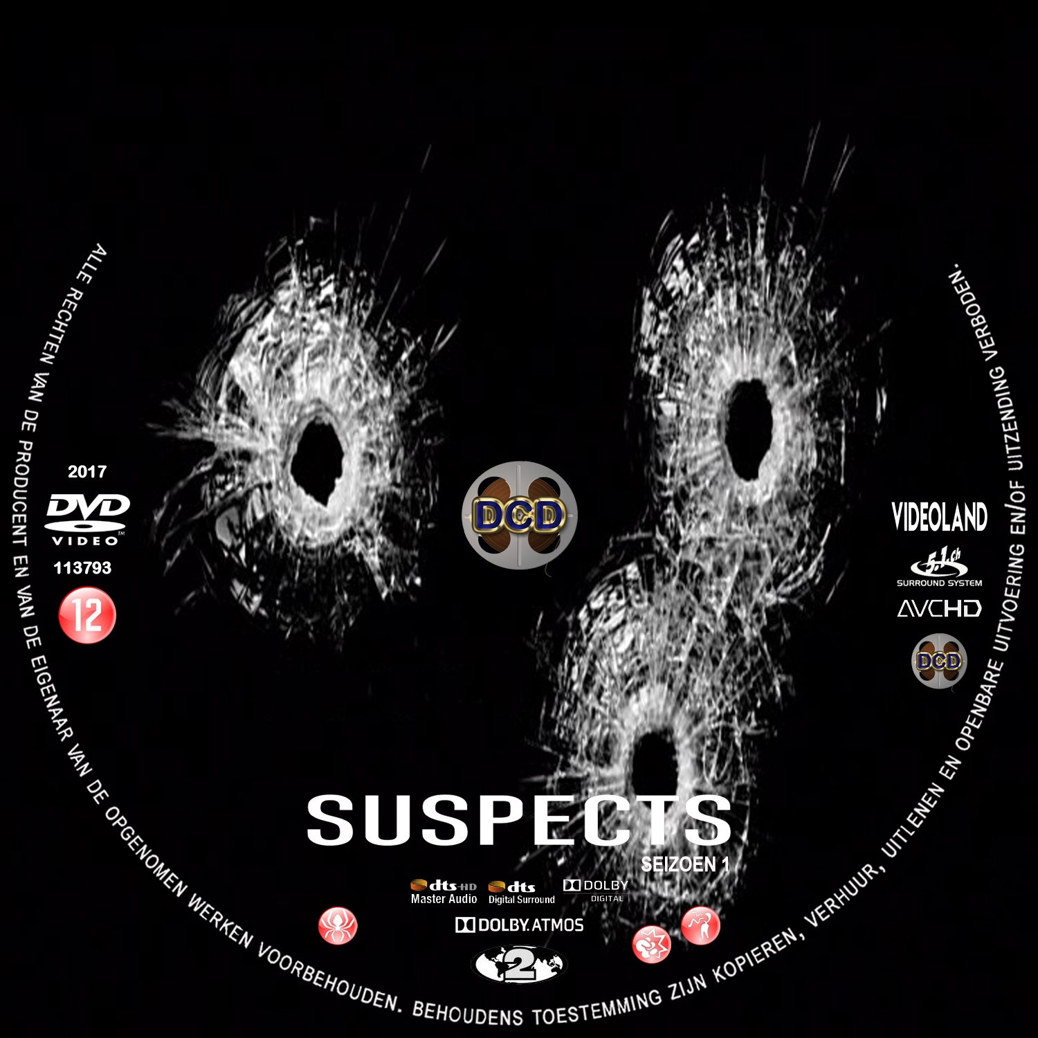 suspects s1(2017) DVD Cover CD