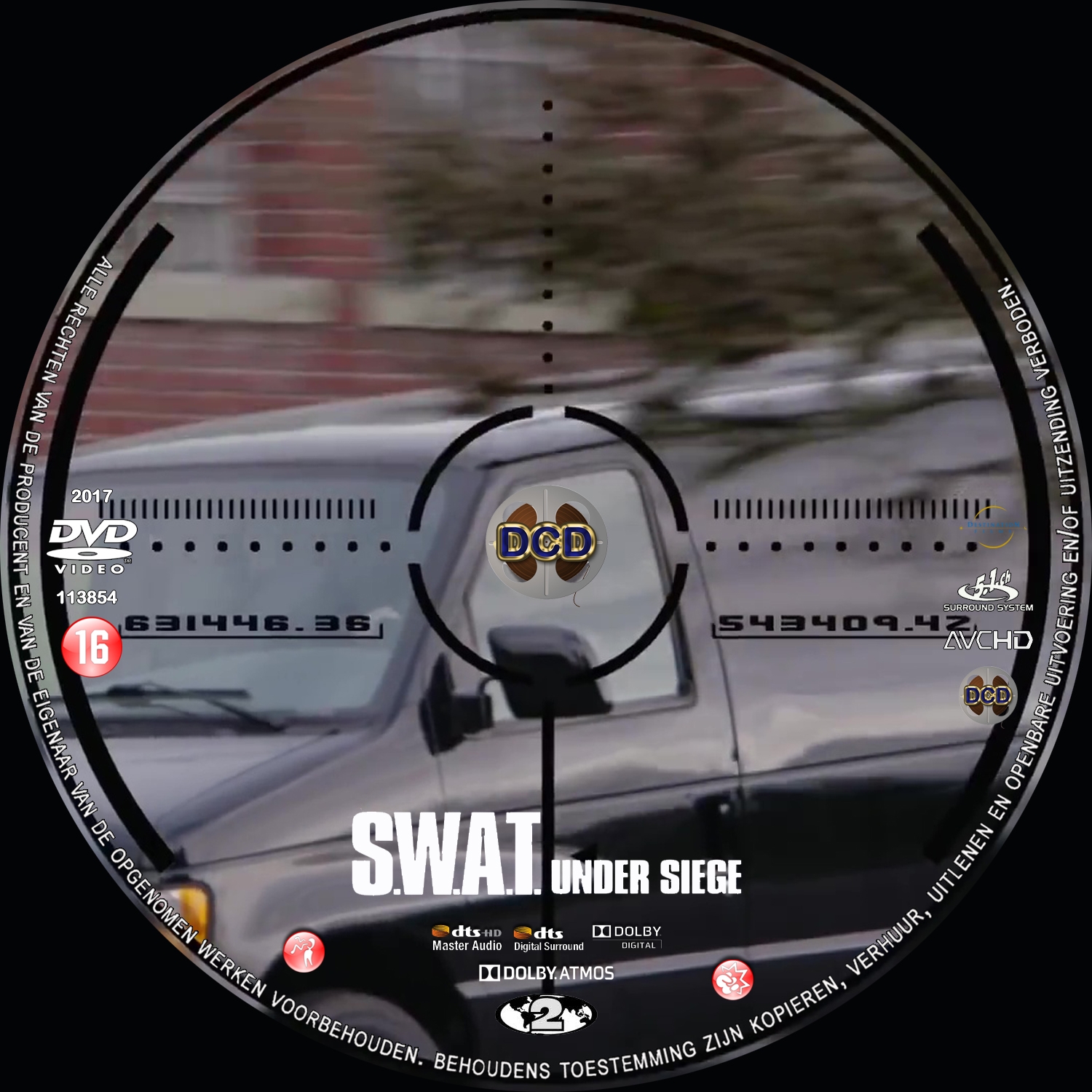 swat under siege (2017) DVD Cover CD