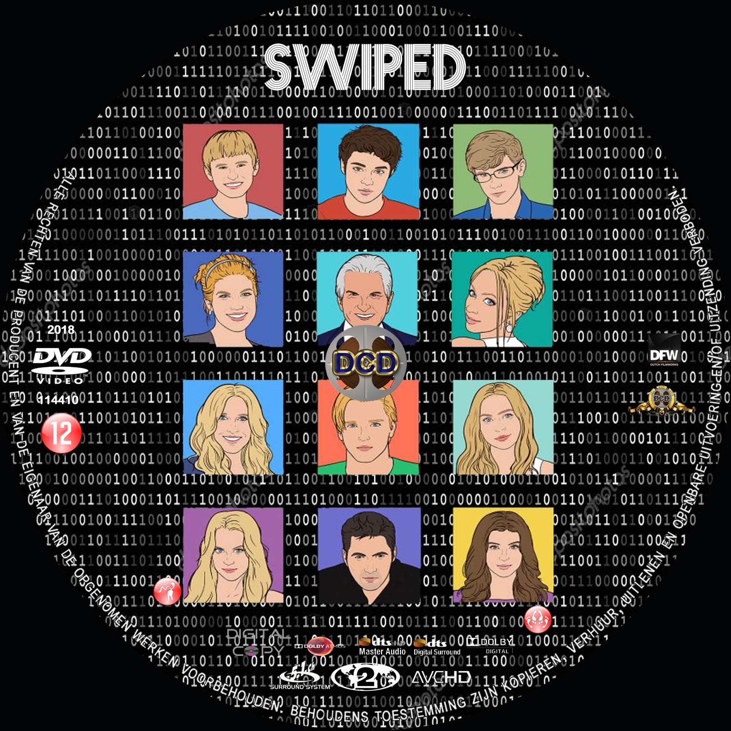swiped (2018)  DVD Cover CD