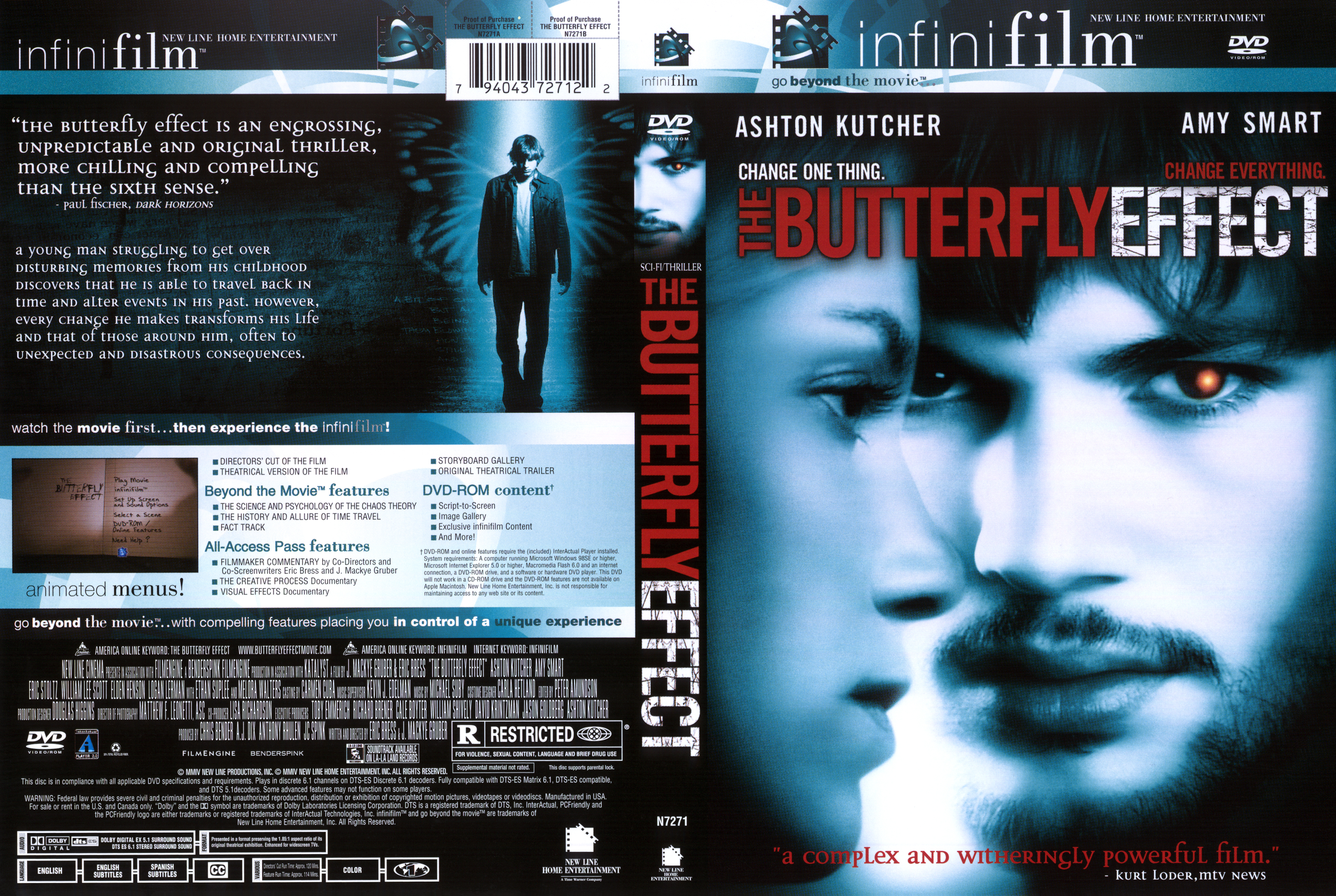 The Butterfly Effect Dvd Covers Cover Century Over