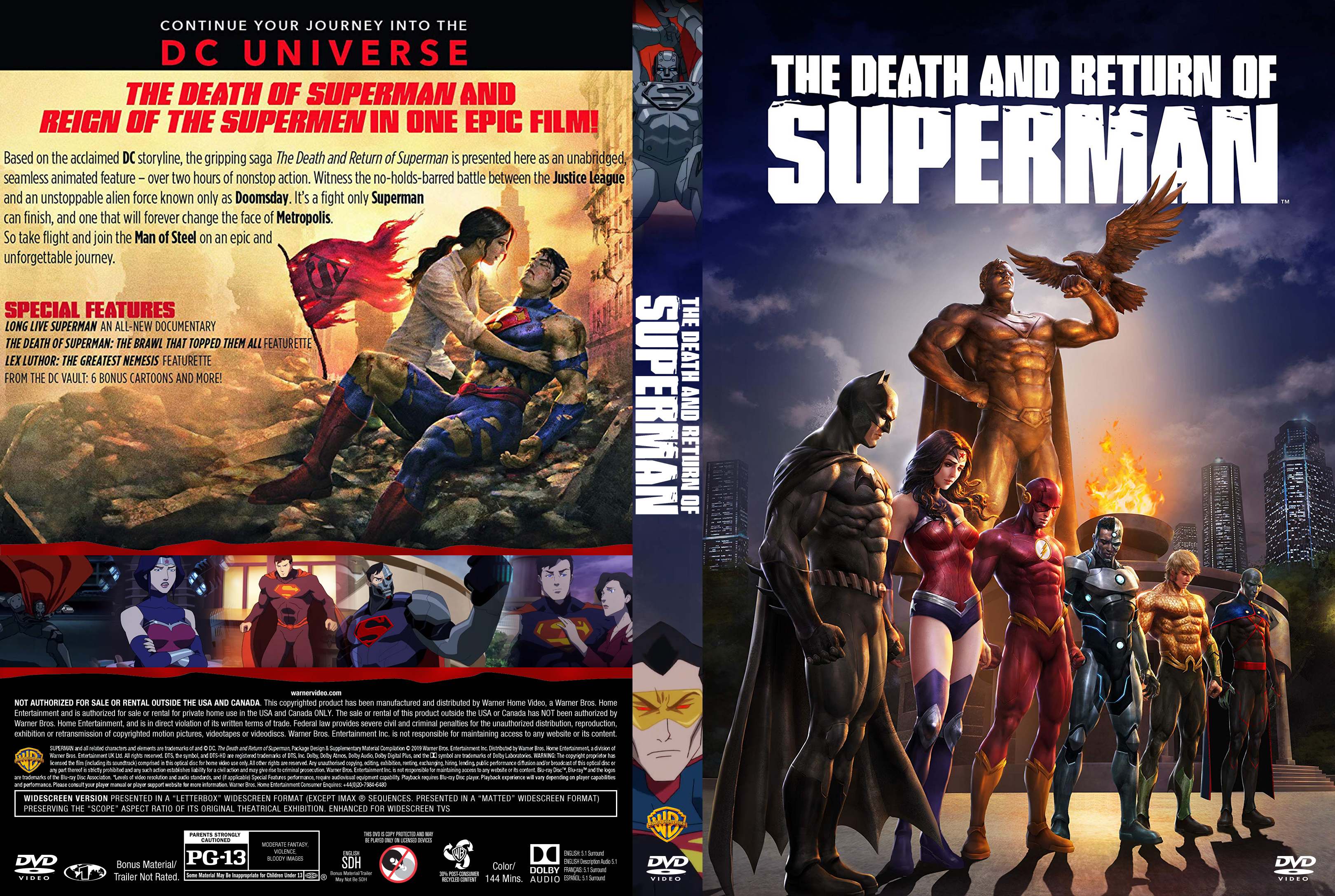 The dead return. The Death and Return of Superman. The Death and Return of Superman 2019. Death and Return of Superman Sega. The Death of Superman poster.