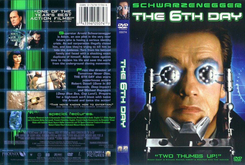 The 6th Day Dvd Us Dvd Covers Cover Century Over 500 000 Album Art Covers For Free