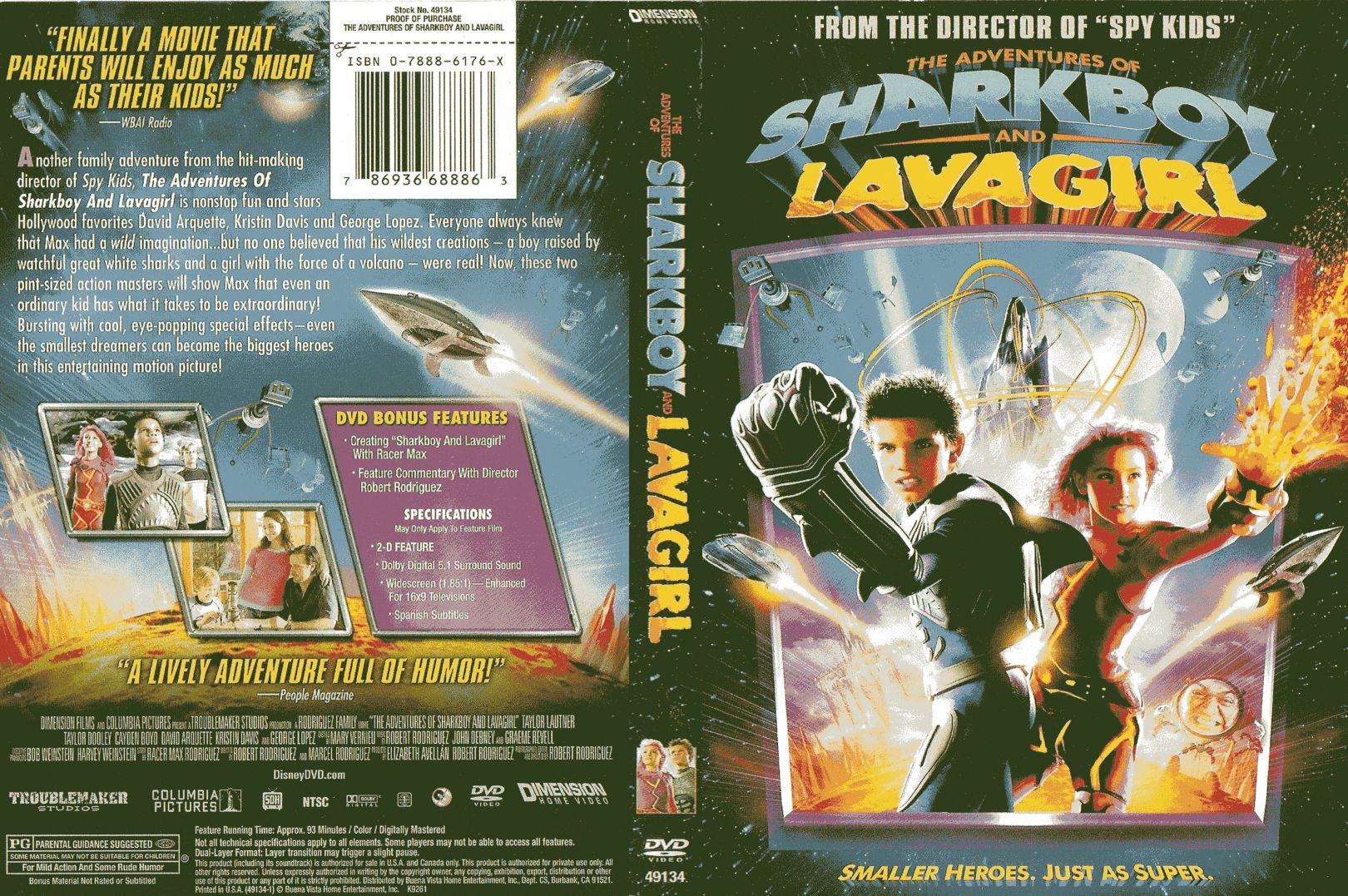The Adventures of Shark Boy and Lava Girl | DVD Covers | Cover Century ...