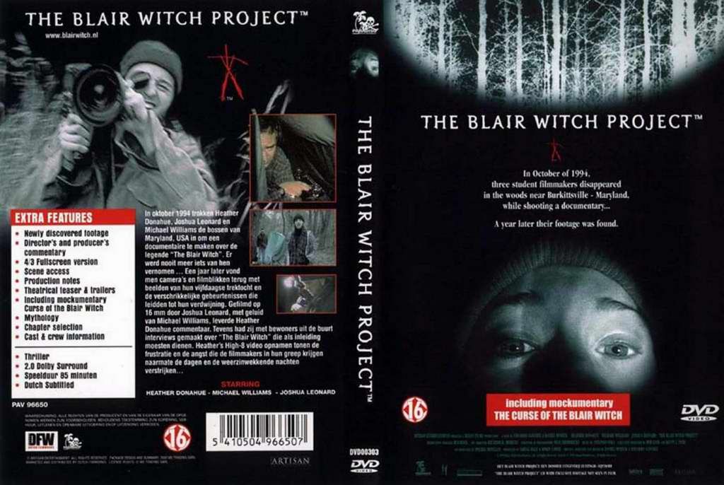 The Blair Witch Project Dvd Nl Dvd Covers Cover Century Over 500 000 Album Art Covers For Free