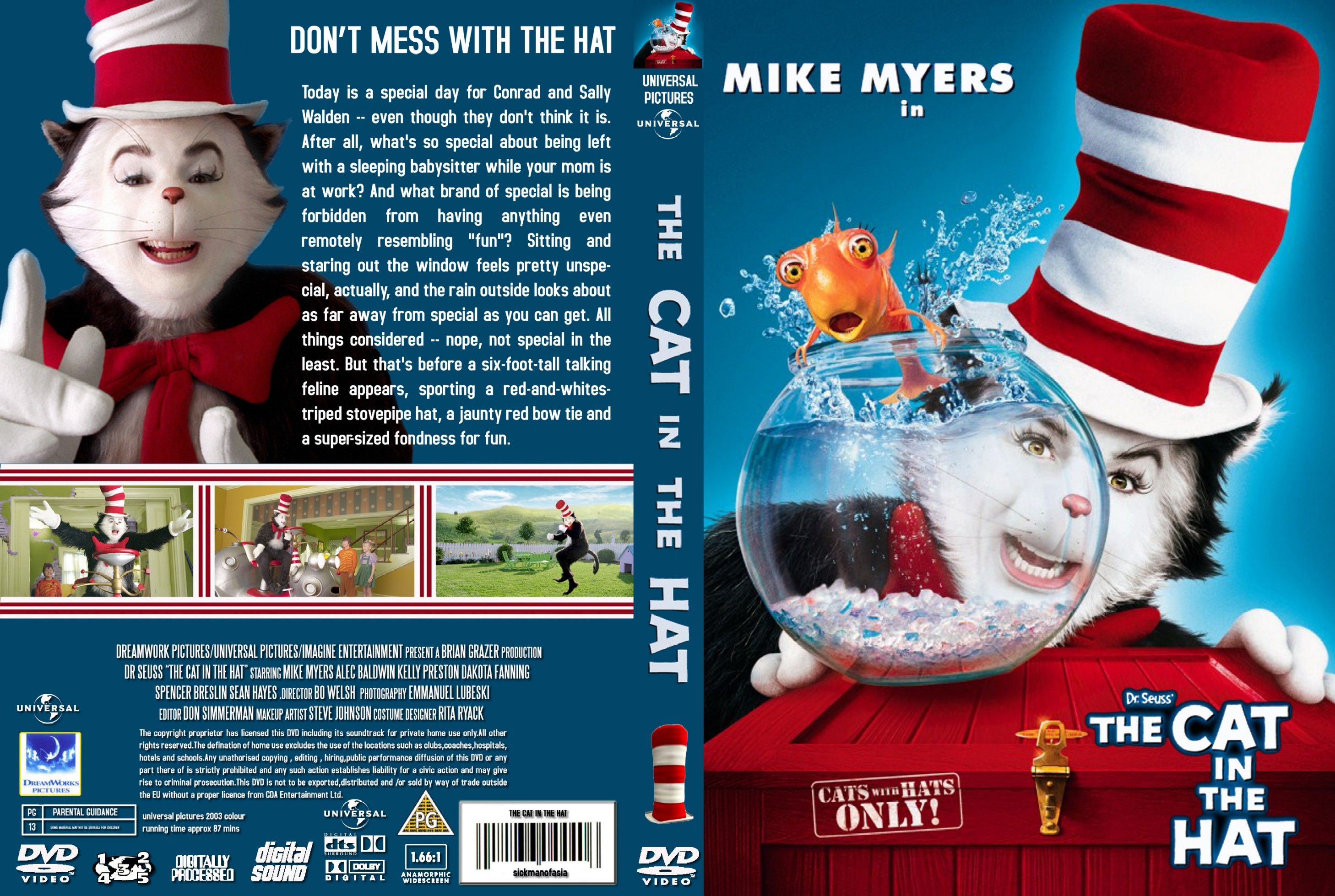 The Cat In The Hat Misc Dvd DVD Covers Cover Century Over 500.000