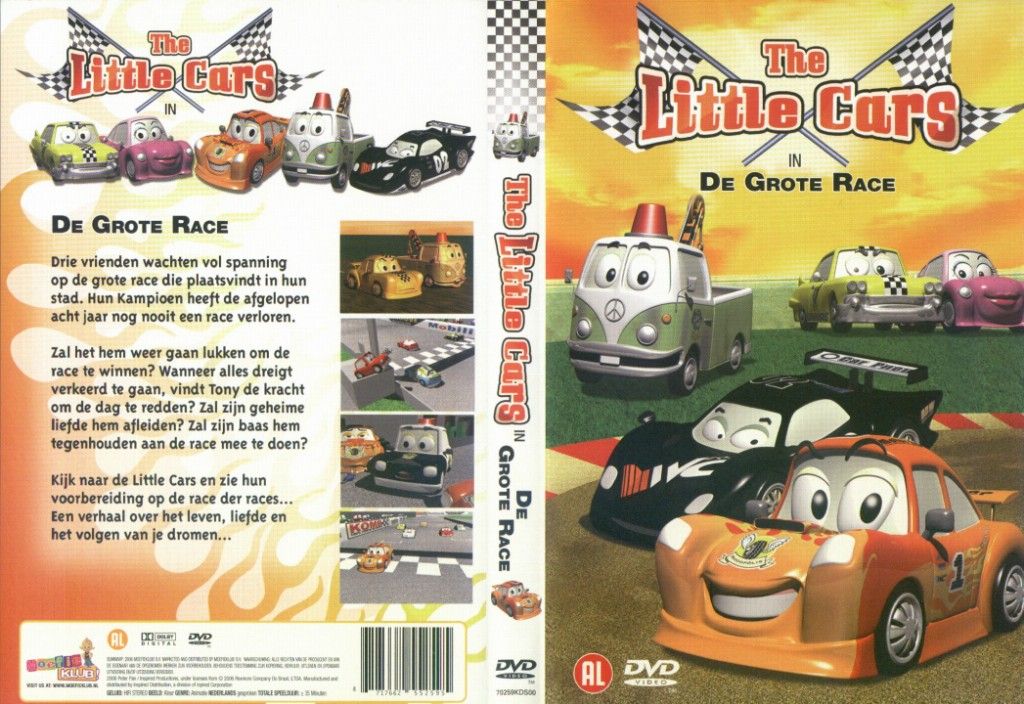 The Little Cars In De Grote Race DVD NL